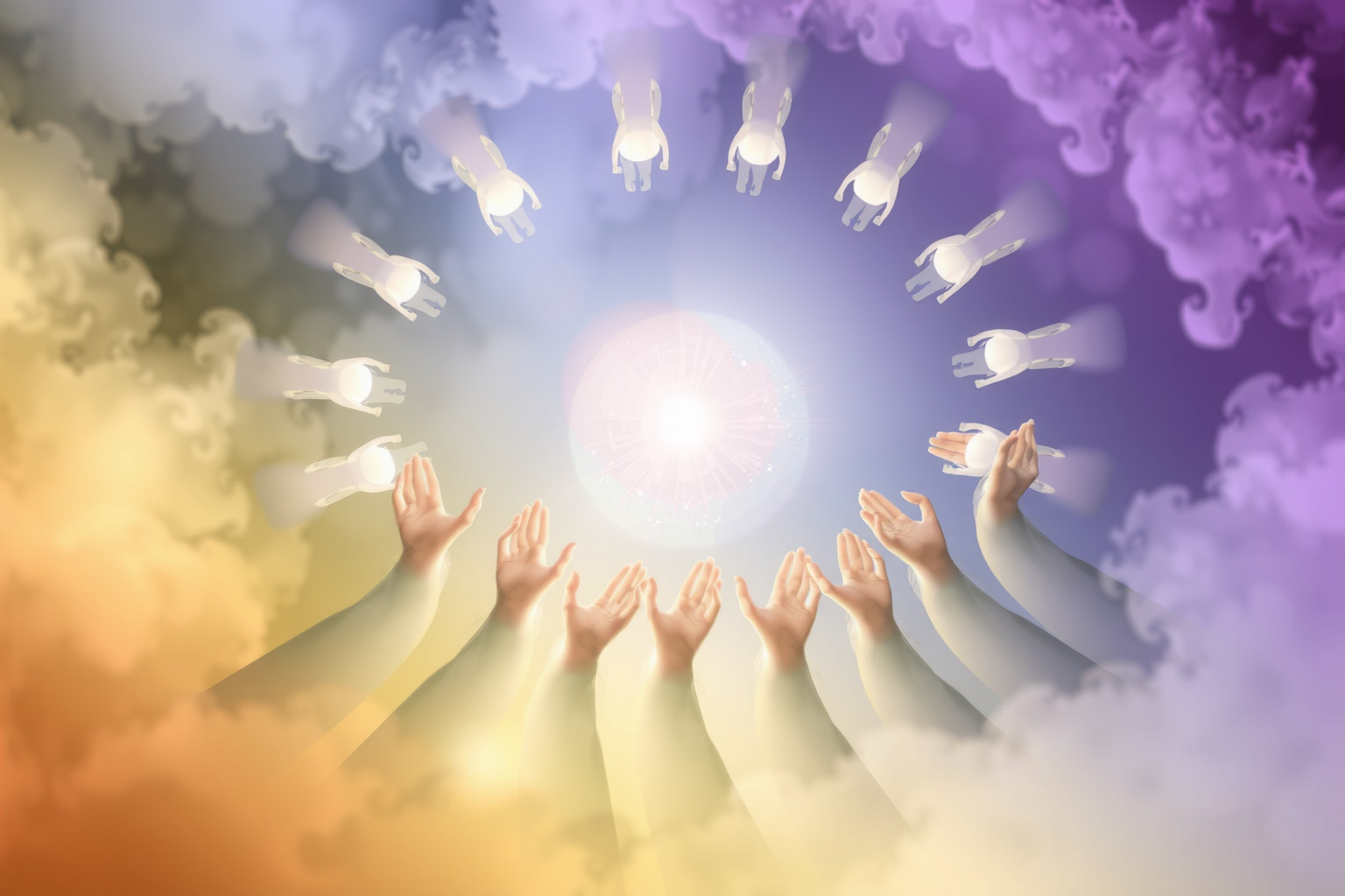 Sognare la comunione ricorrente simboleggia unione spirituale profonda.