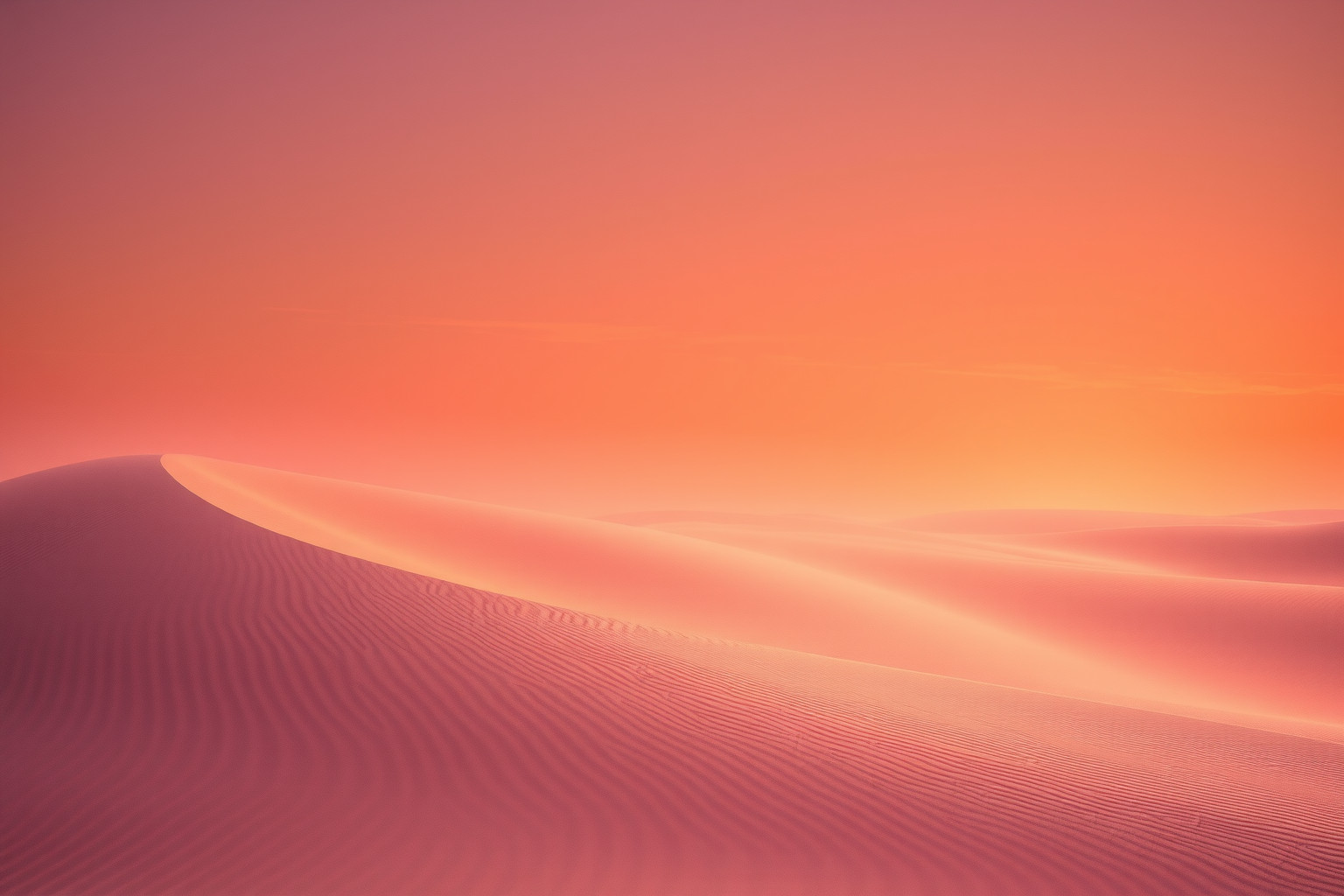 Sognare dune al tramonto simboleggia la chiusura di un capitolo.