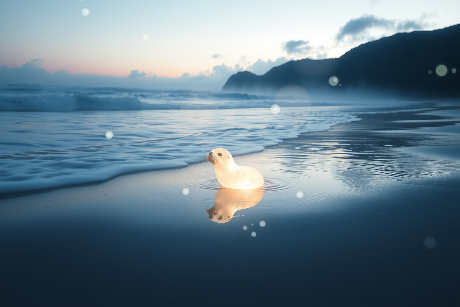 Sognare una foca sulla spiaggia simboleggia emozioni nascoste emergenti.
