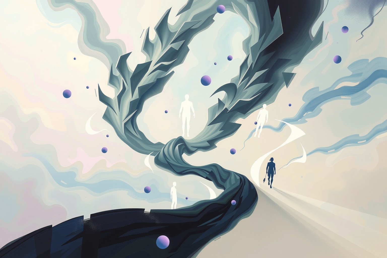 Sognare grondaie surreali riflette caos emotivo e confusione interna.