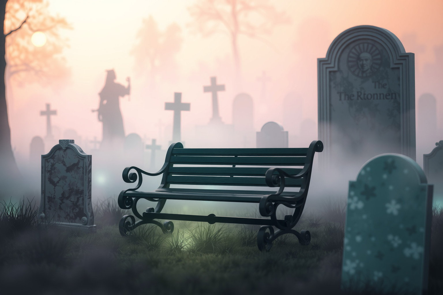 Sognare panchina in cimitero simboleggia riflessione su fine e rinascita.