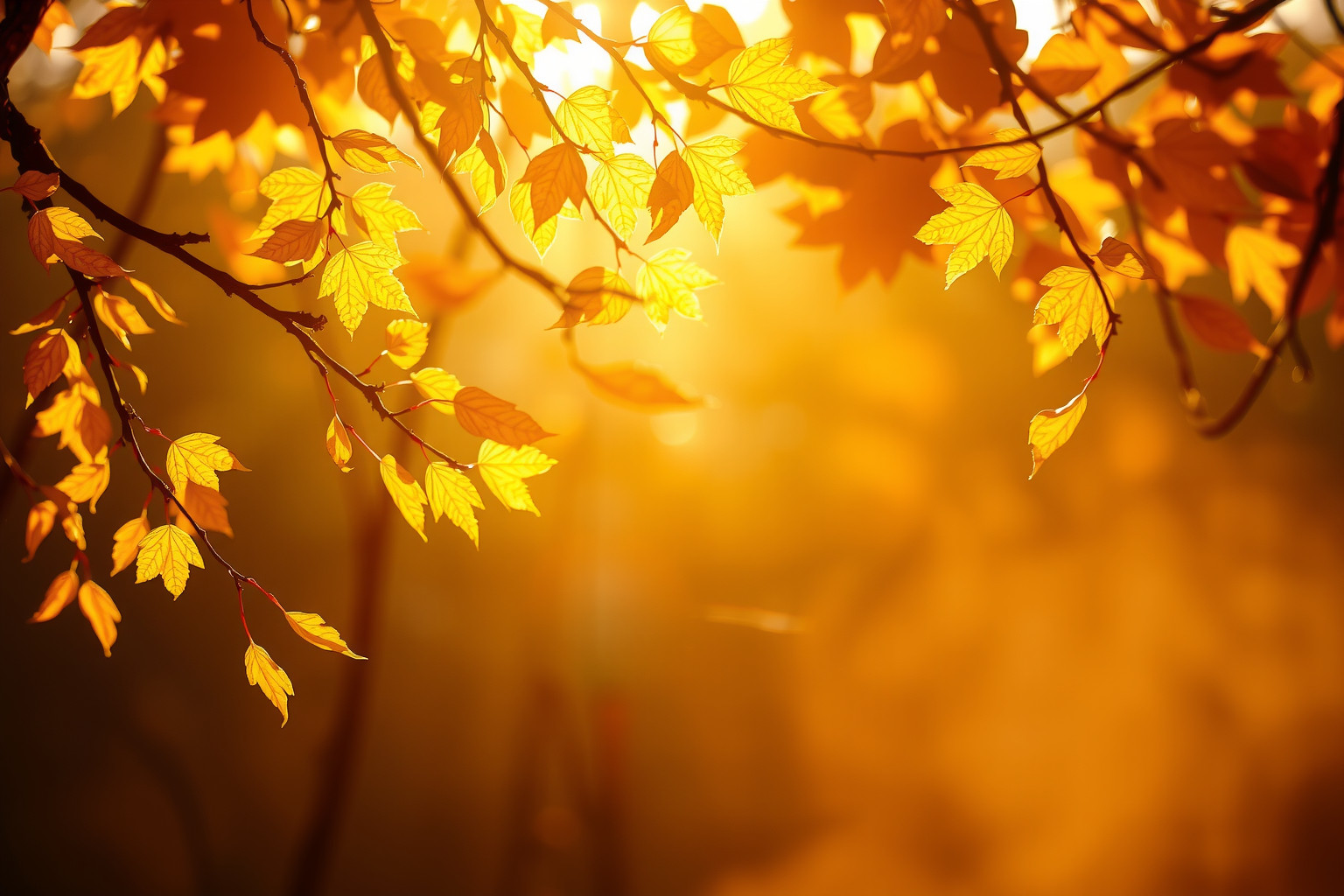 Sognare un autunno soleggiato simboleggia pace interiore e comprensione.