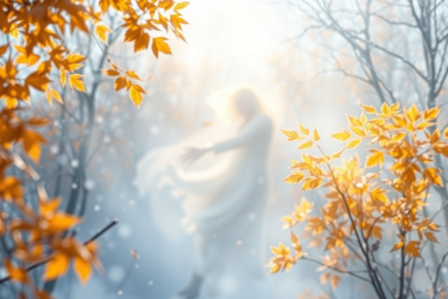 Sognare autunno con neve simboleggia confusione tra cicli vitali.