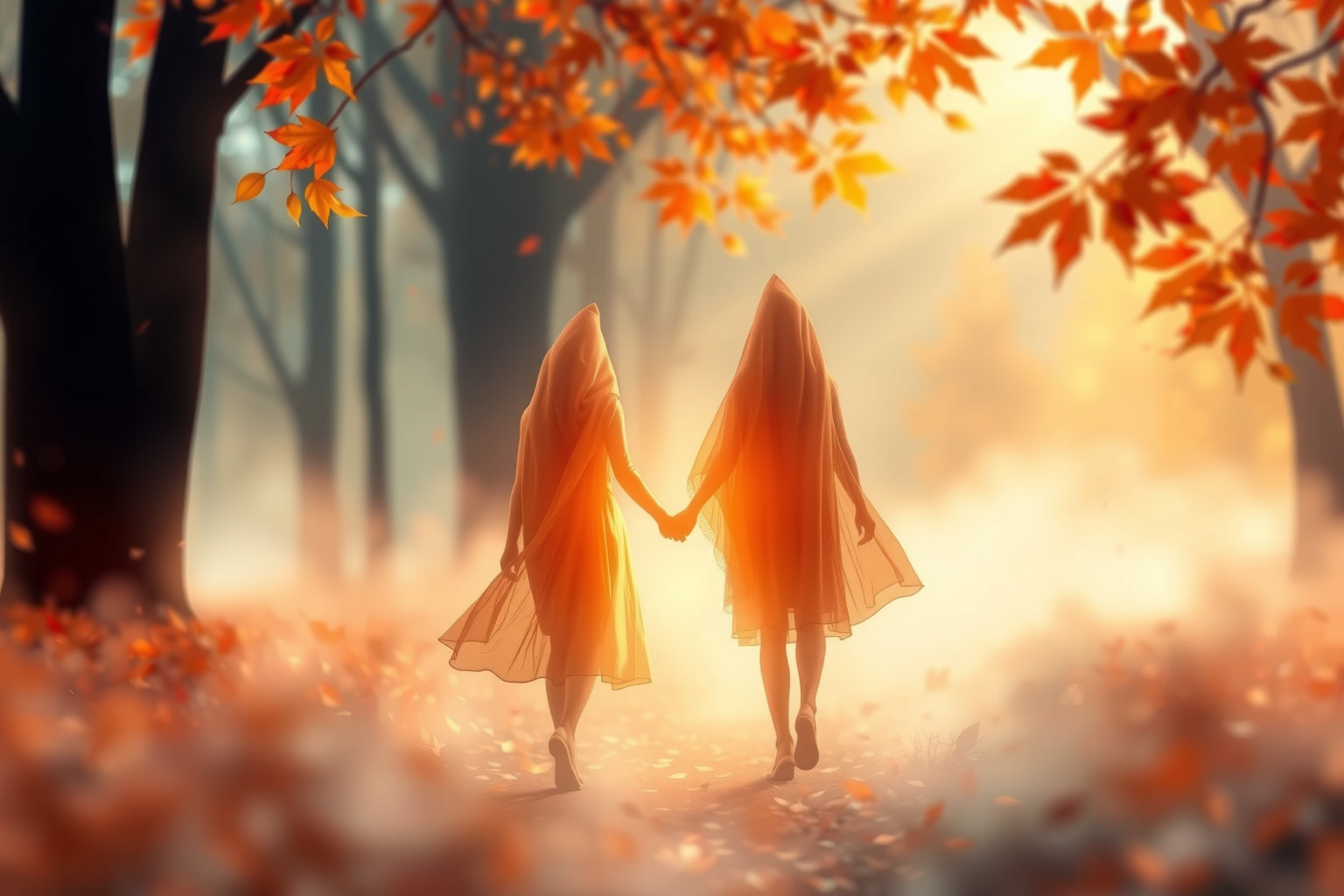 Sognare l’autunno con un amico simboleggia cambiamenti condivisi profondi.