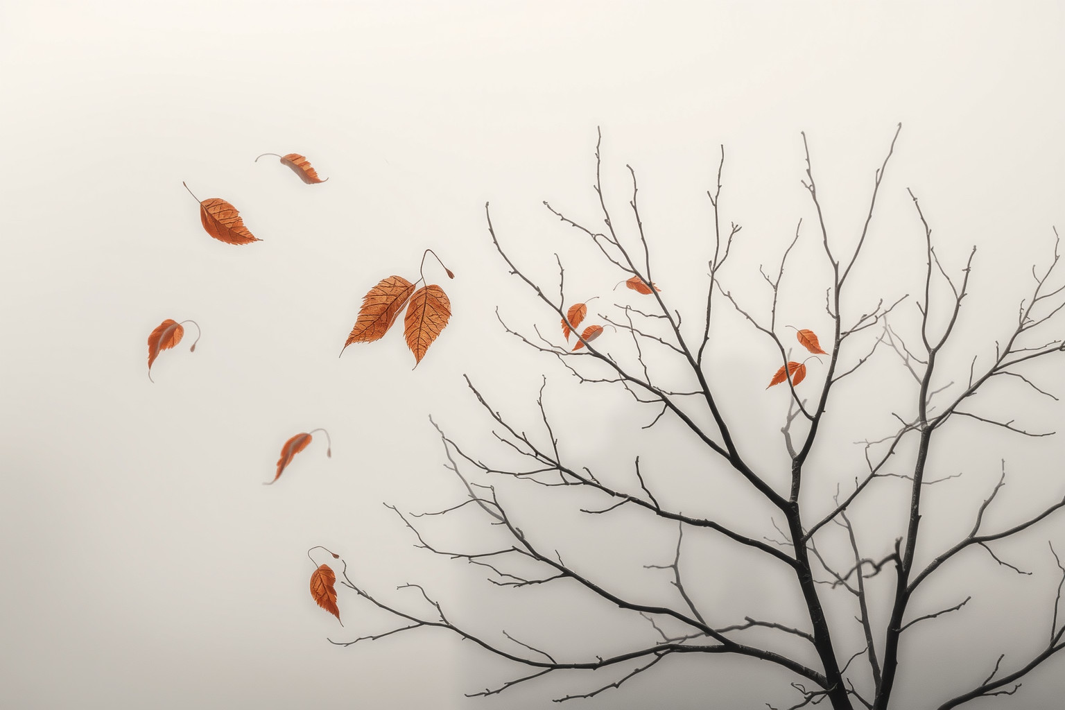 Sognare un autunno senza colori indica vuoto emotivo profondo.