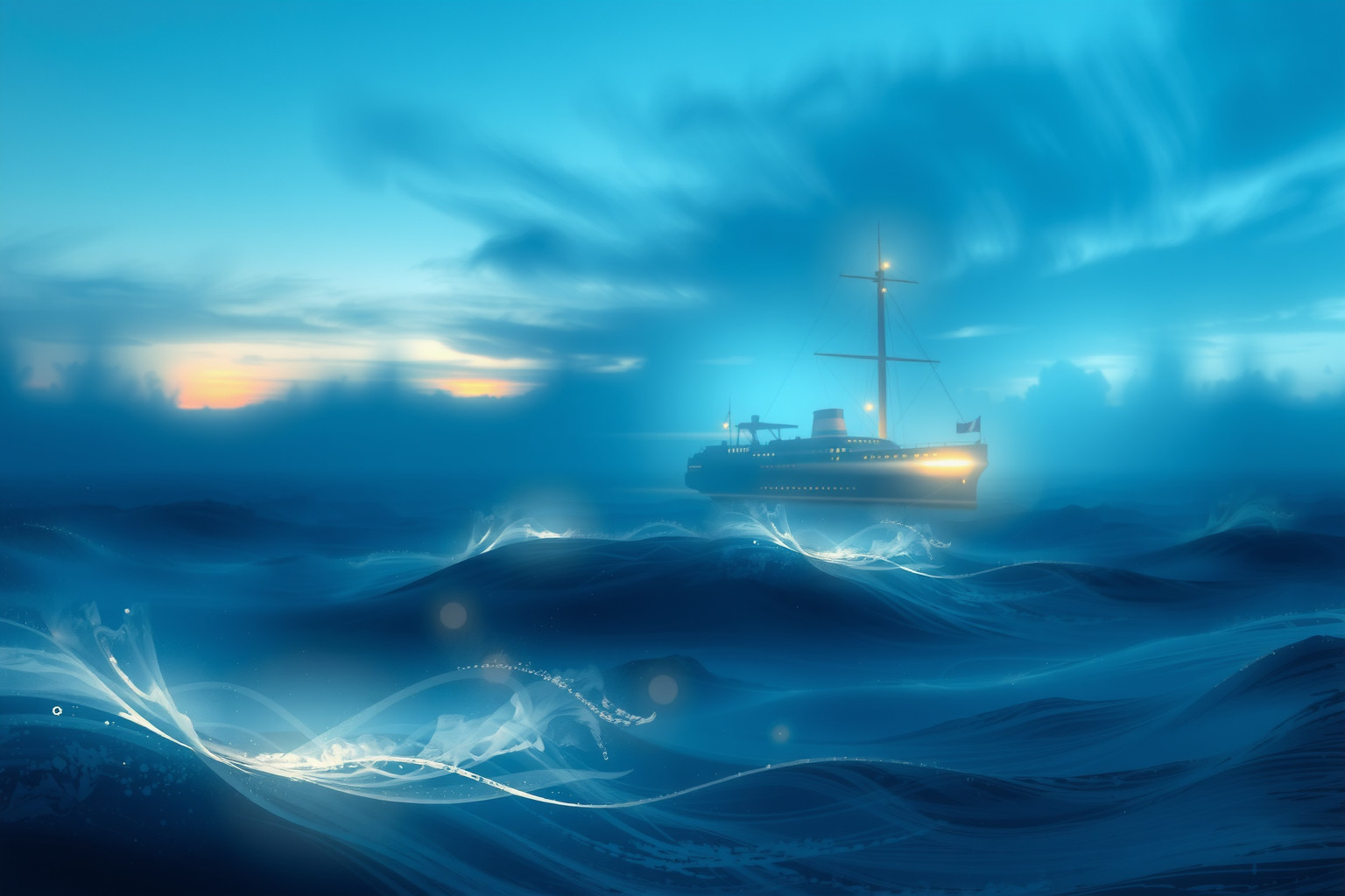 Sognare scricchiolio nave in mare indica turbolenze emotive imminenti.