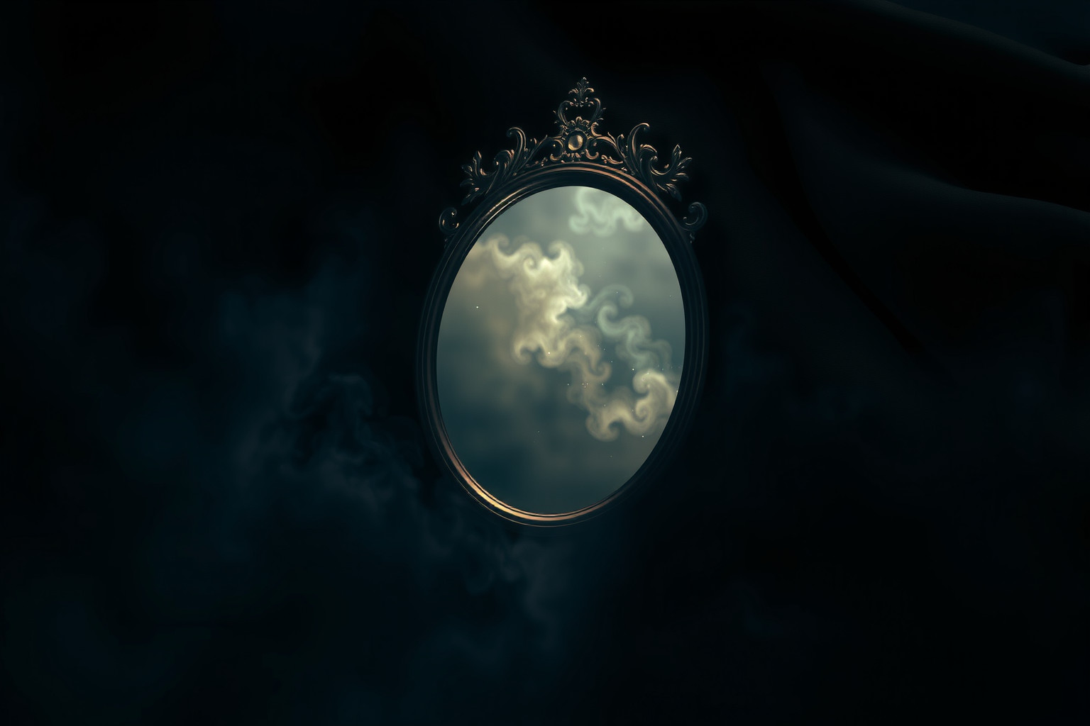 Sognare specchio barbiere oscuro riflette insicurezze interiori nascoste.