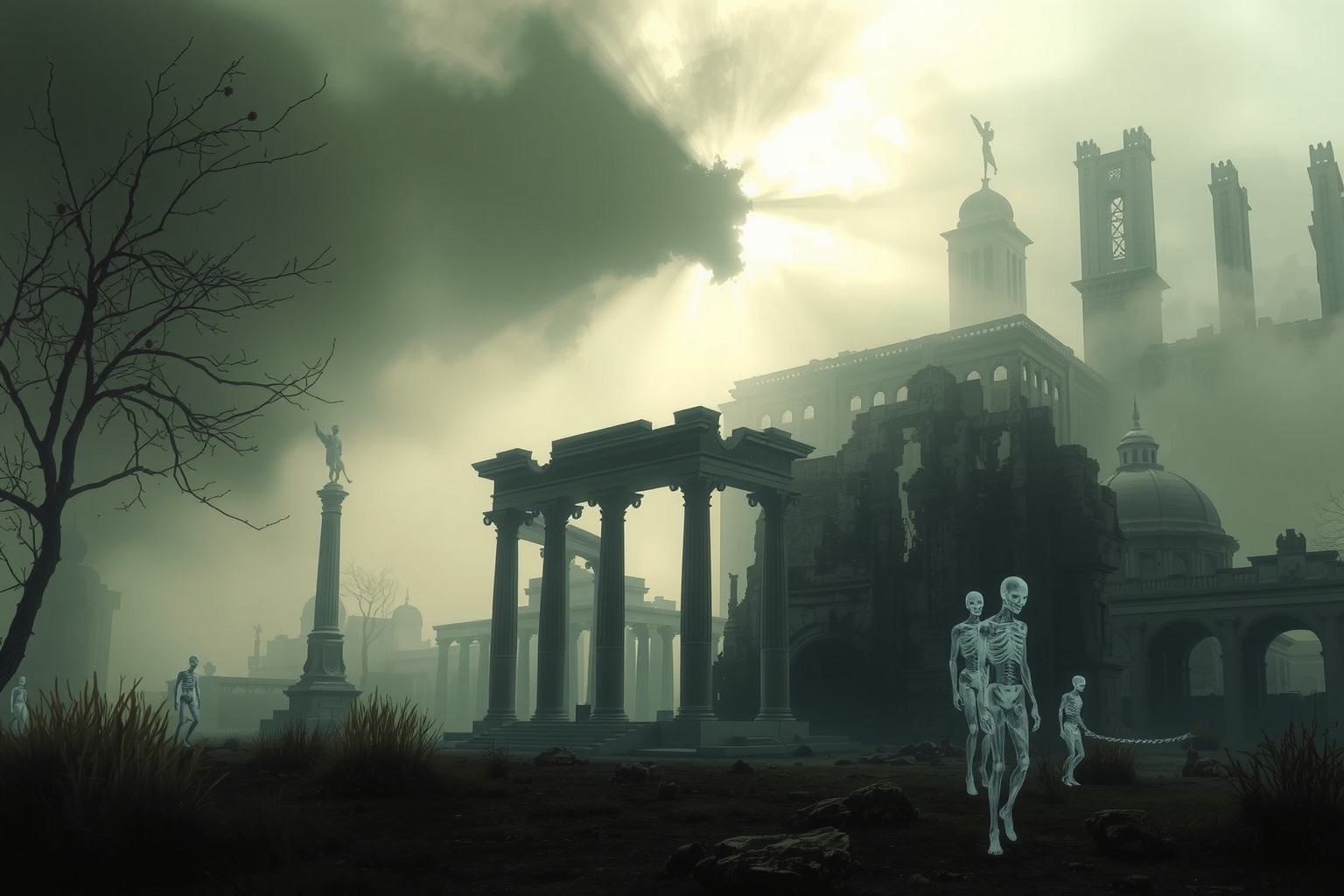 Sognare zombie storici riflette paure di epoche passate irrisolte.