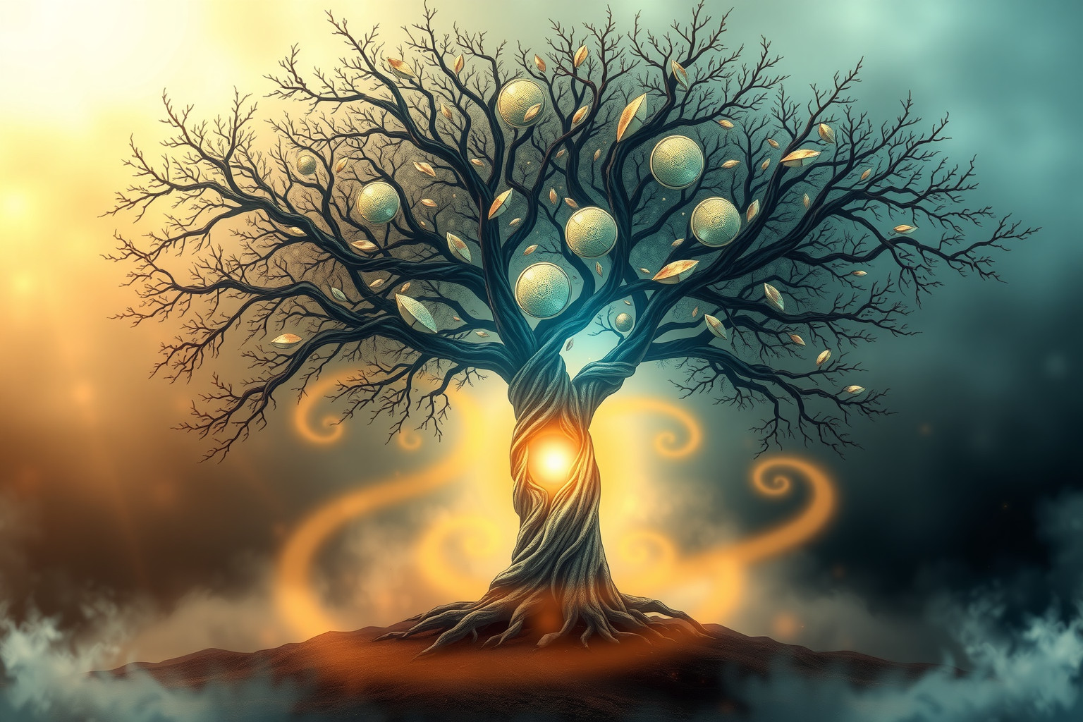 L'albero dell'armatura simboleggia protezione e resilienza interiore personale.