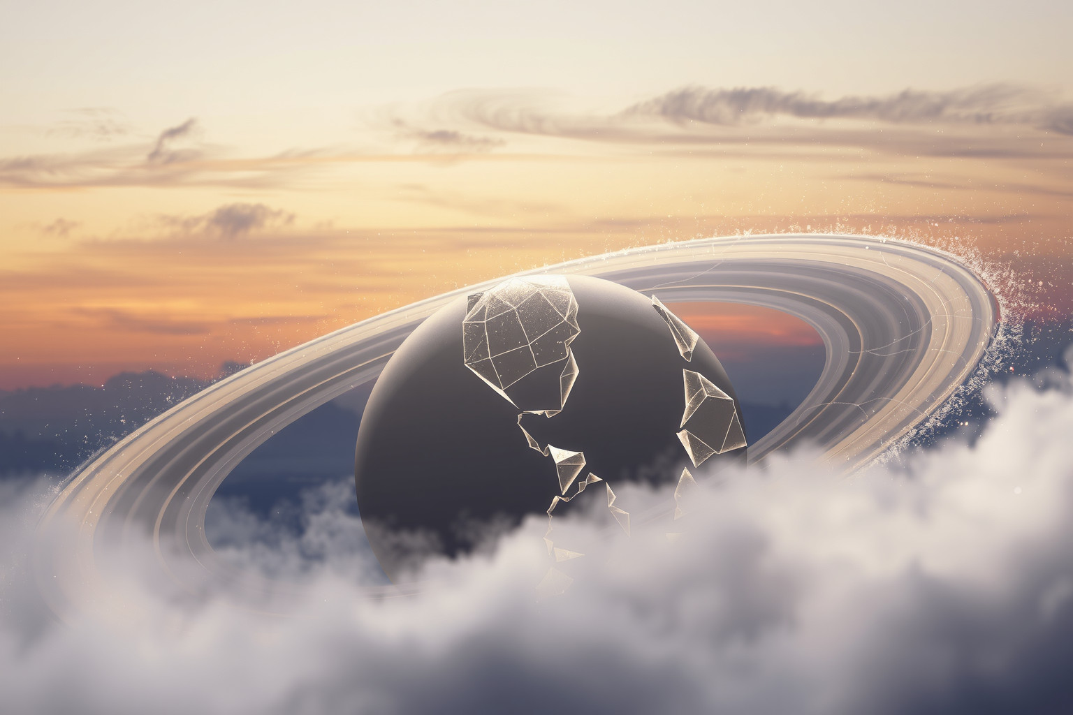 Saturno che scompare nei sogni simboleggia instabilità e perdita di controllo.