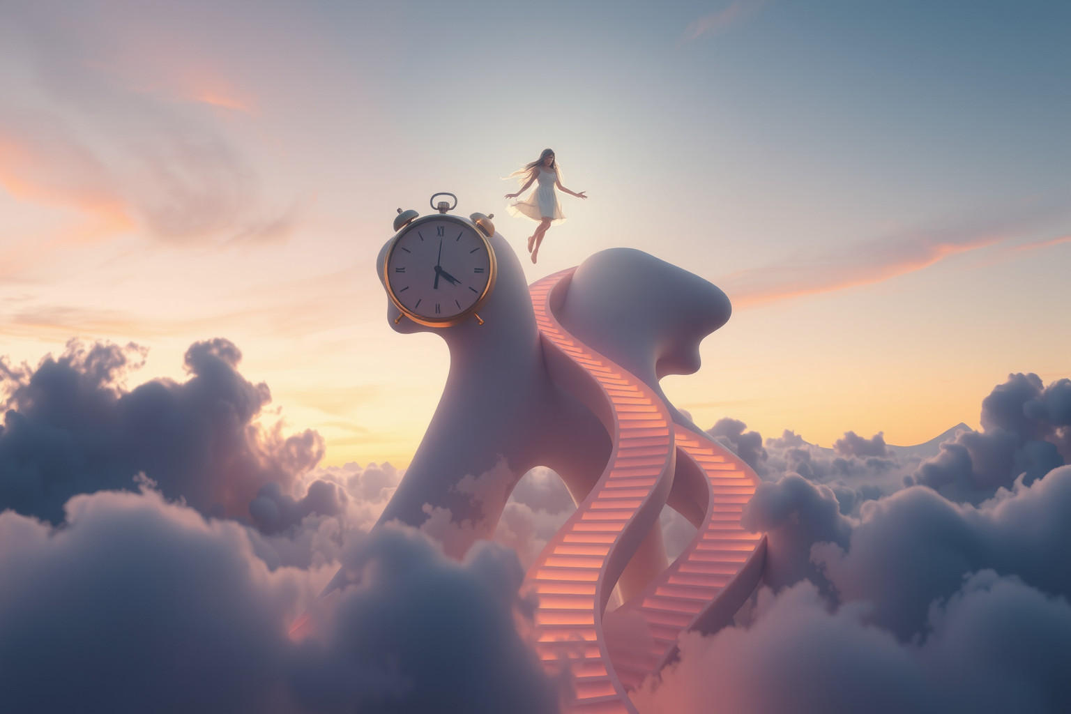 Sognare paesaggi surreali simboleggia creatività e enigmi interiori.
