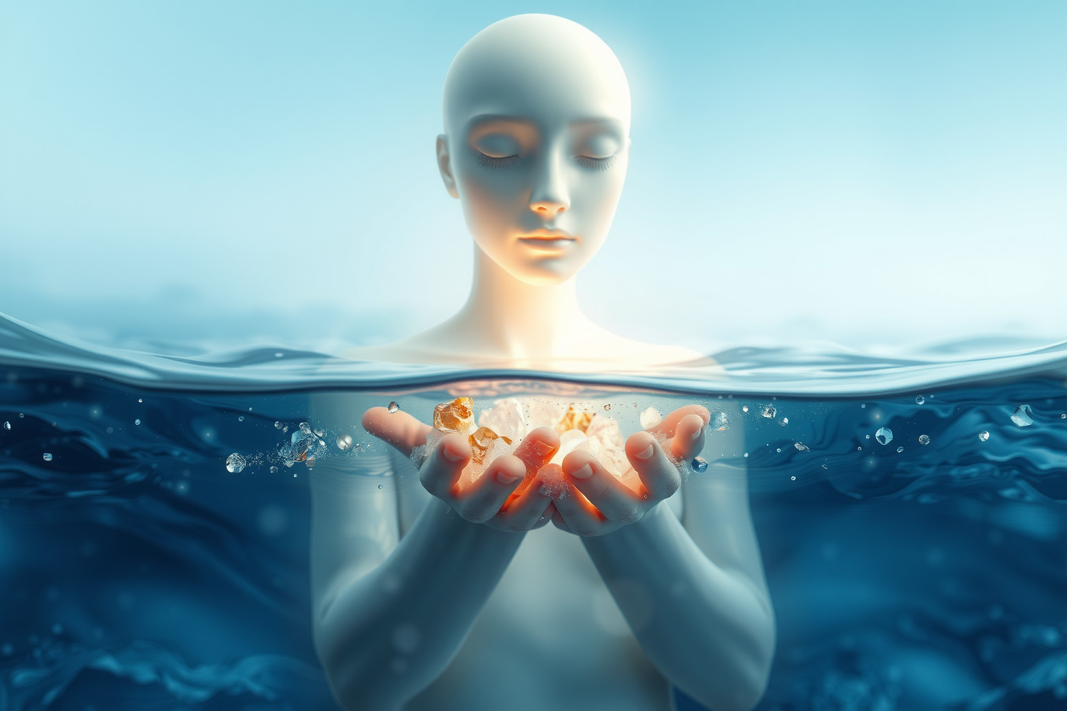Sognare acqua salata indica desiderio insoddisfatto e difficoltà emotive.