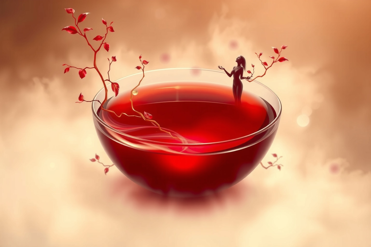 Bere zuppa di vino nei sogni simboleggia trasformazione emotiva profonda.
