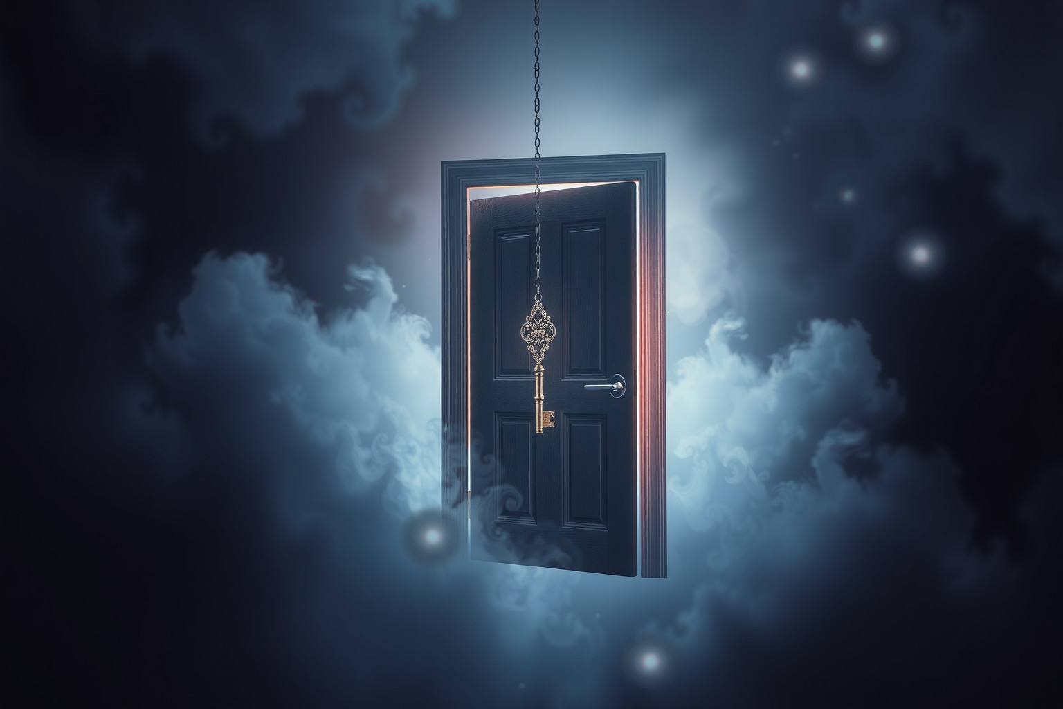 Sognare porte sconosciute chiuse a chiave indica misteri interiori nascosti.