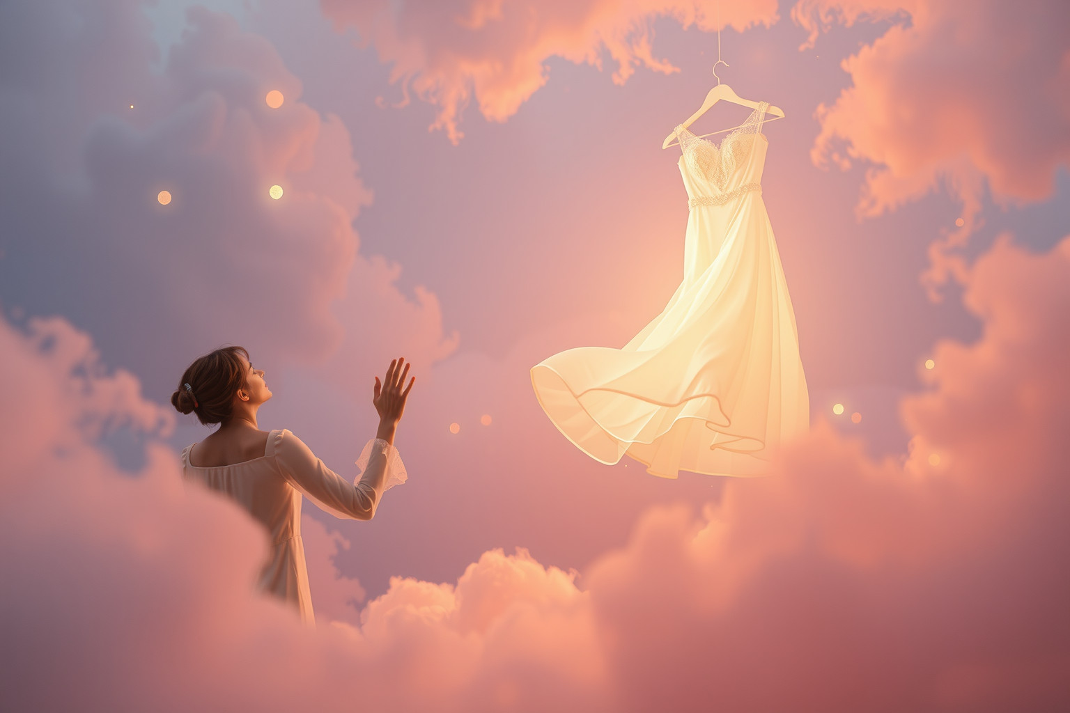 Sognare di comprare vestiti da donna simboleggia nuovi inizi personali.