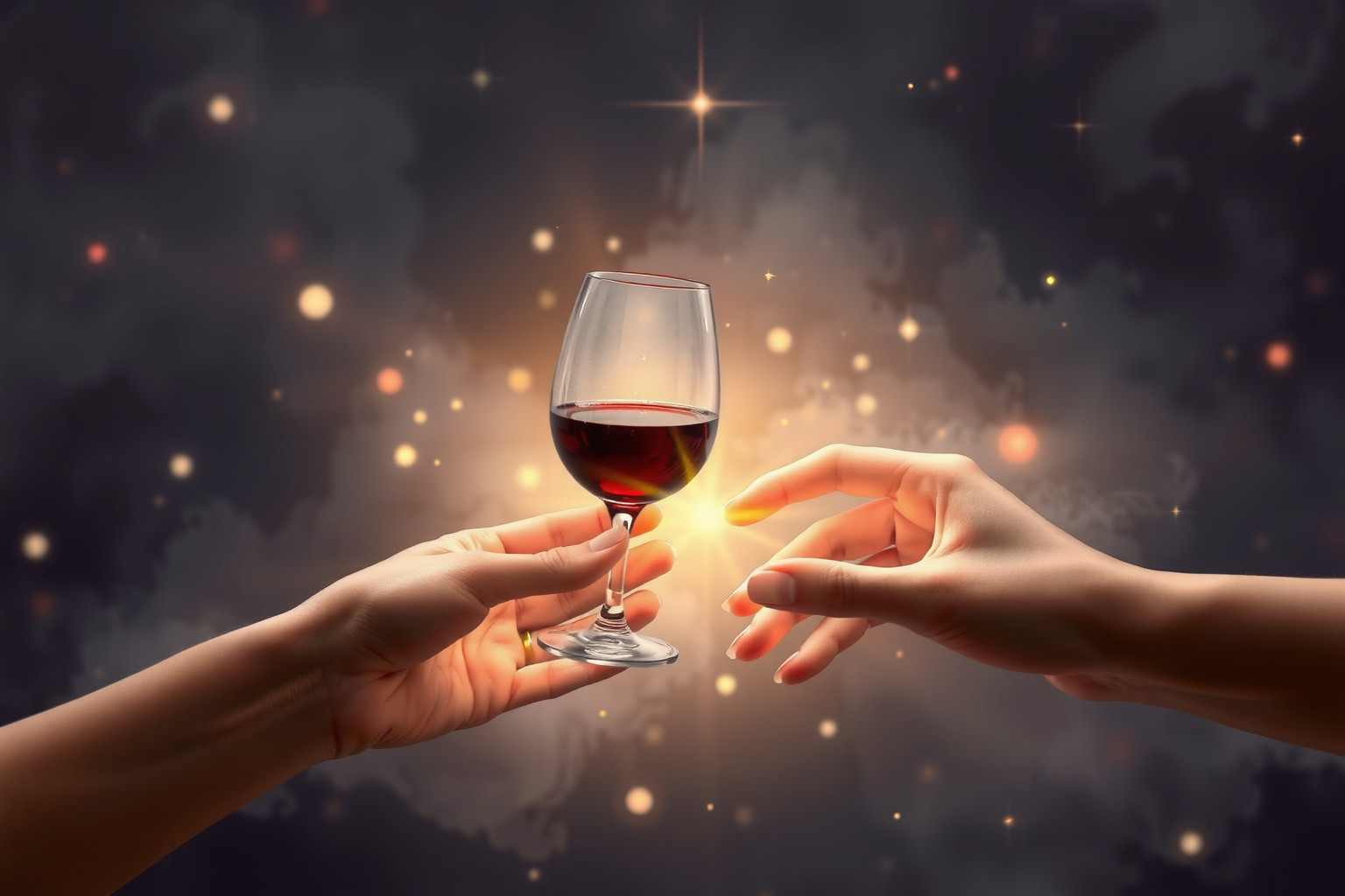 Sognare vino rosso condiviso simboleggia unione e fiducia reciproca.