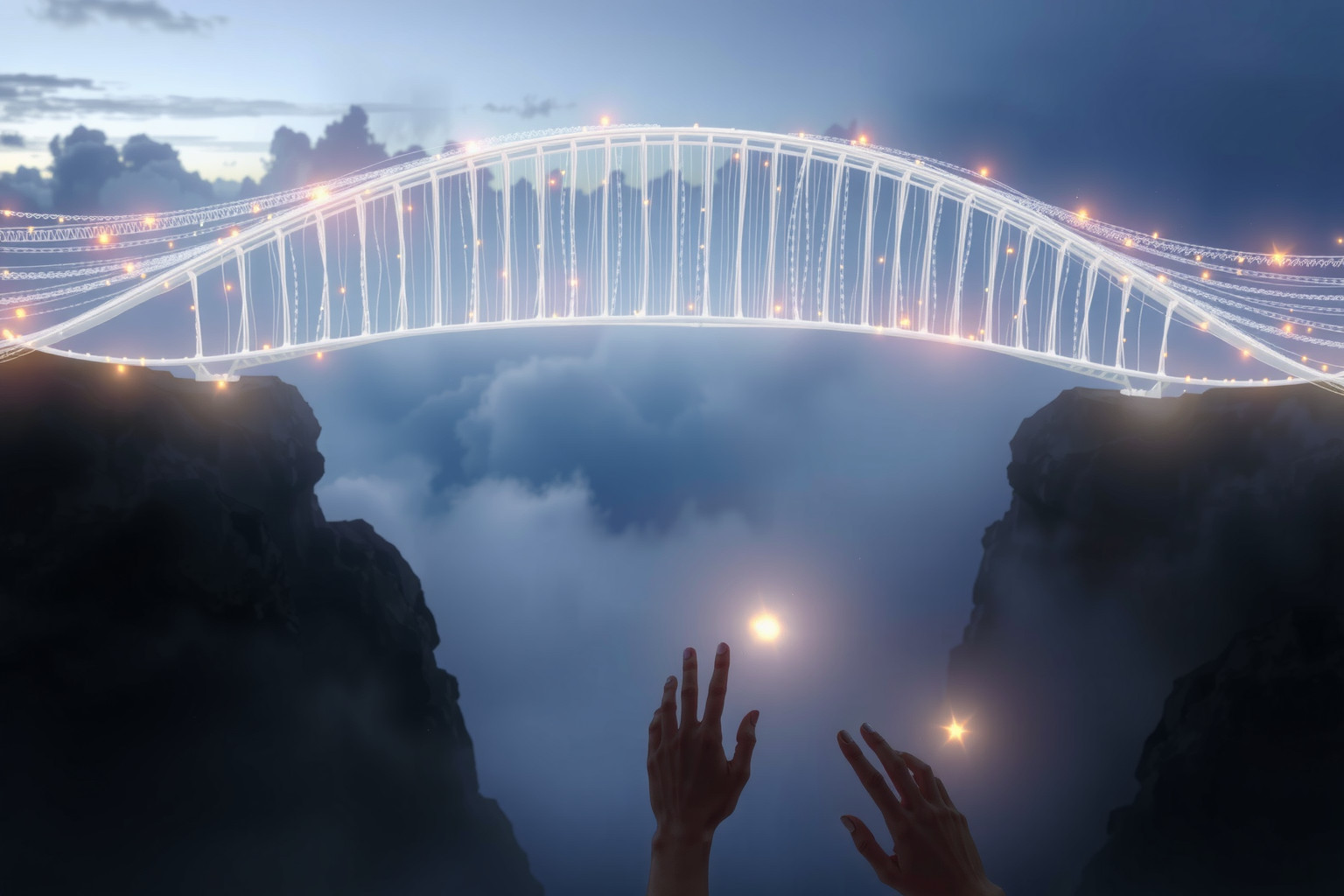 Sognare di costruire un ponte simboleggia coraggio e solidarietà.