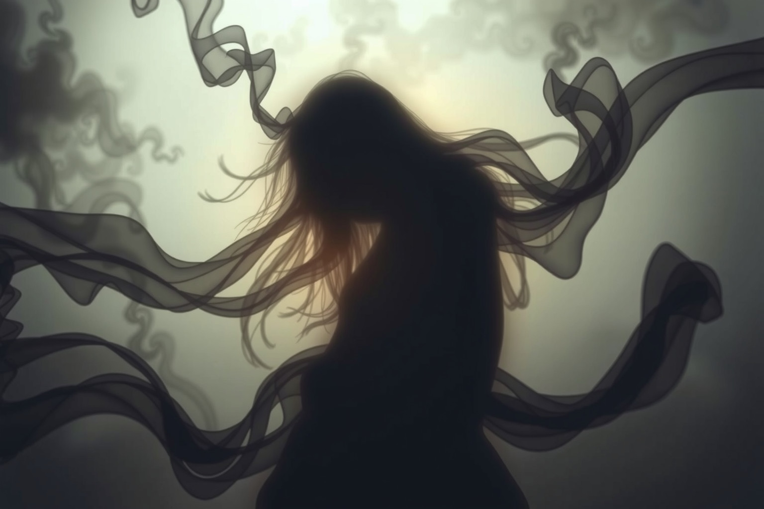 Sognare un'ombra oscura simboleggia paure nascoste interiori.
