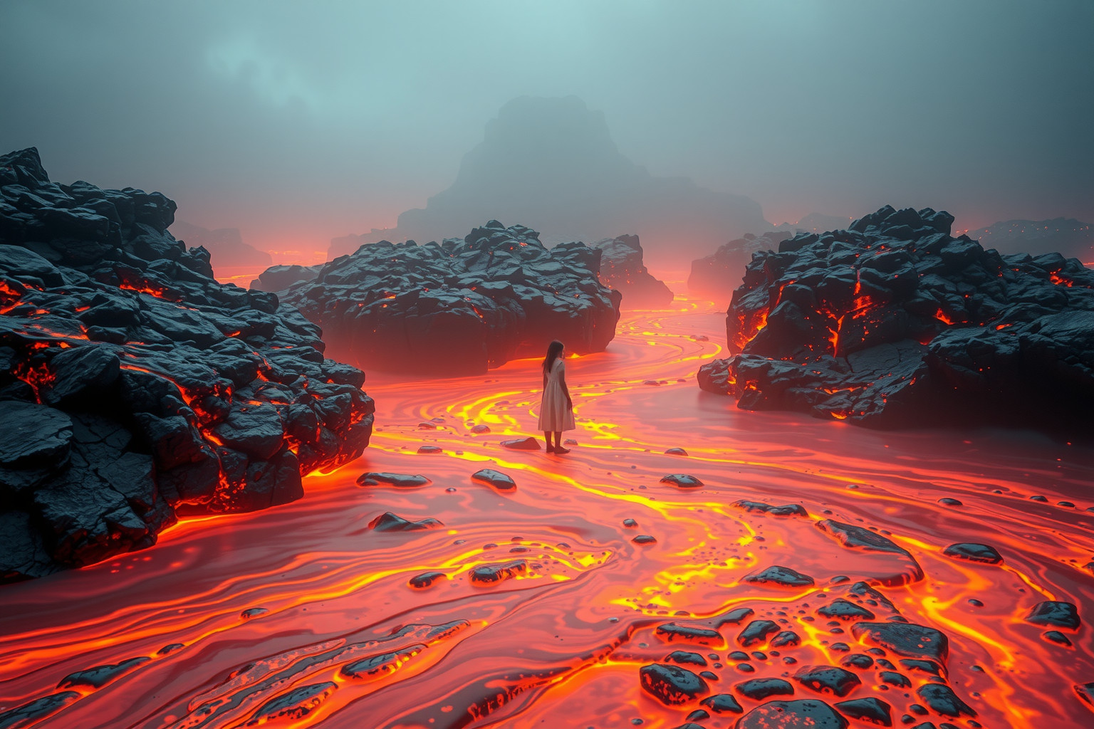 Sognare lava di pietra indica trasformazioni interiori profonde e inevitabili.