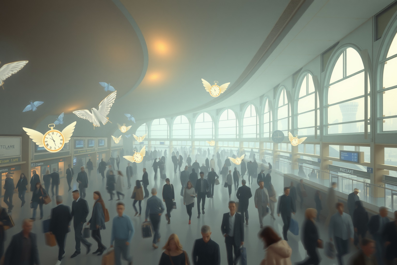 Sognare aeroporti affollati simboleggia nuovi inizi e opportunità imminenti.
