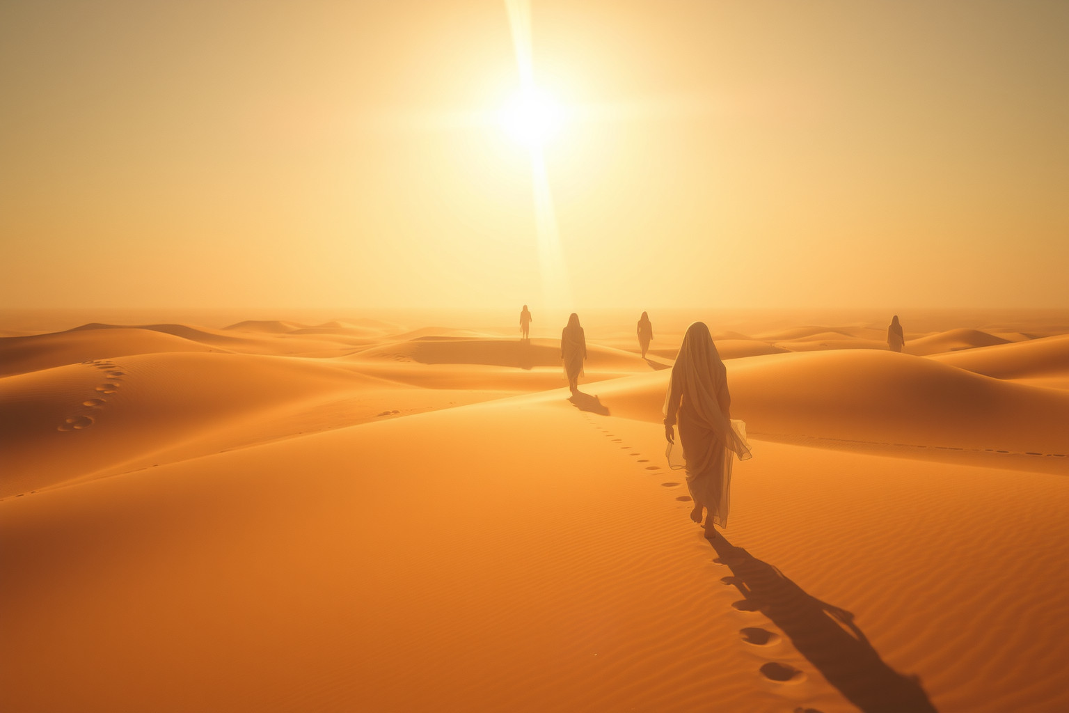 Sognare un deserto rovente simboleggia solitudine e sfide interiori intense.