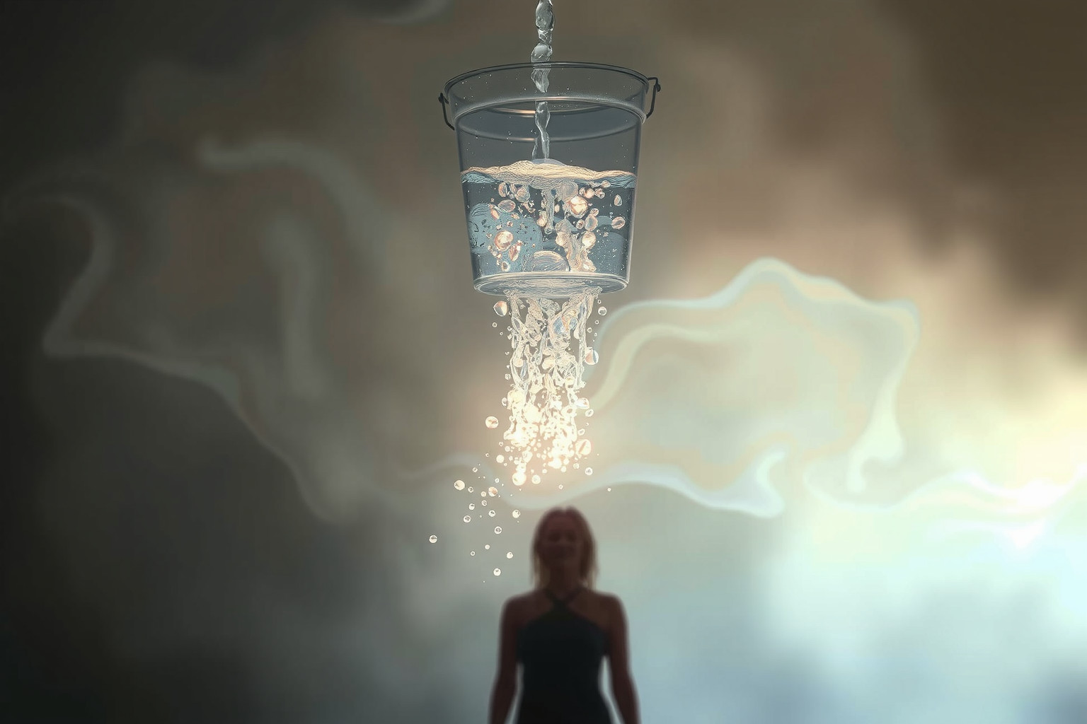 Sognare secchio d’acqua indica improvvisi cambiamenti emotivi profondi.
