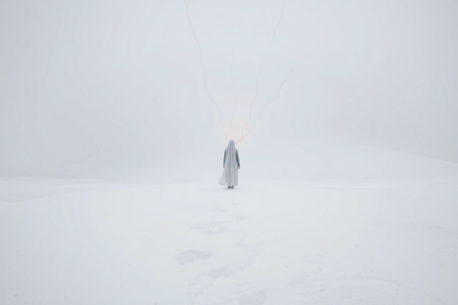 Sognare la neve farinosa riflette solitudine e desiderio di connessione.