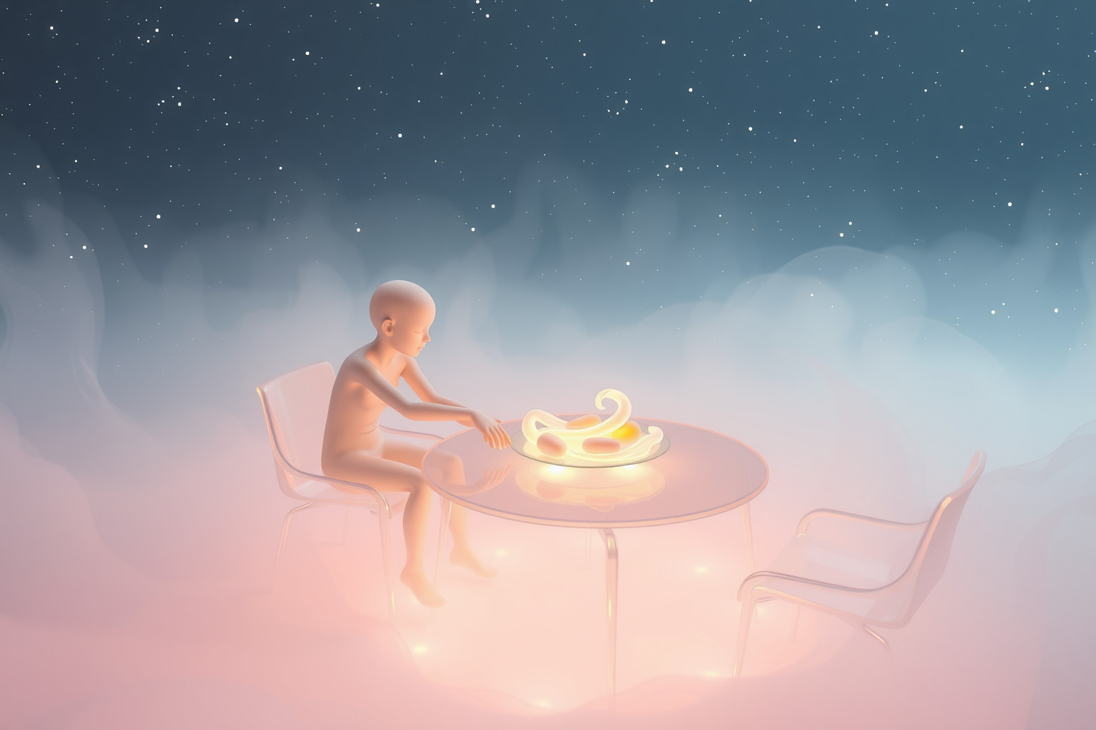 Sognare di mangiare da soli indica introspezione e autonomia emotiva.