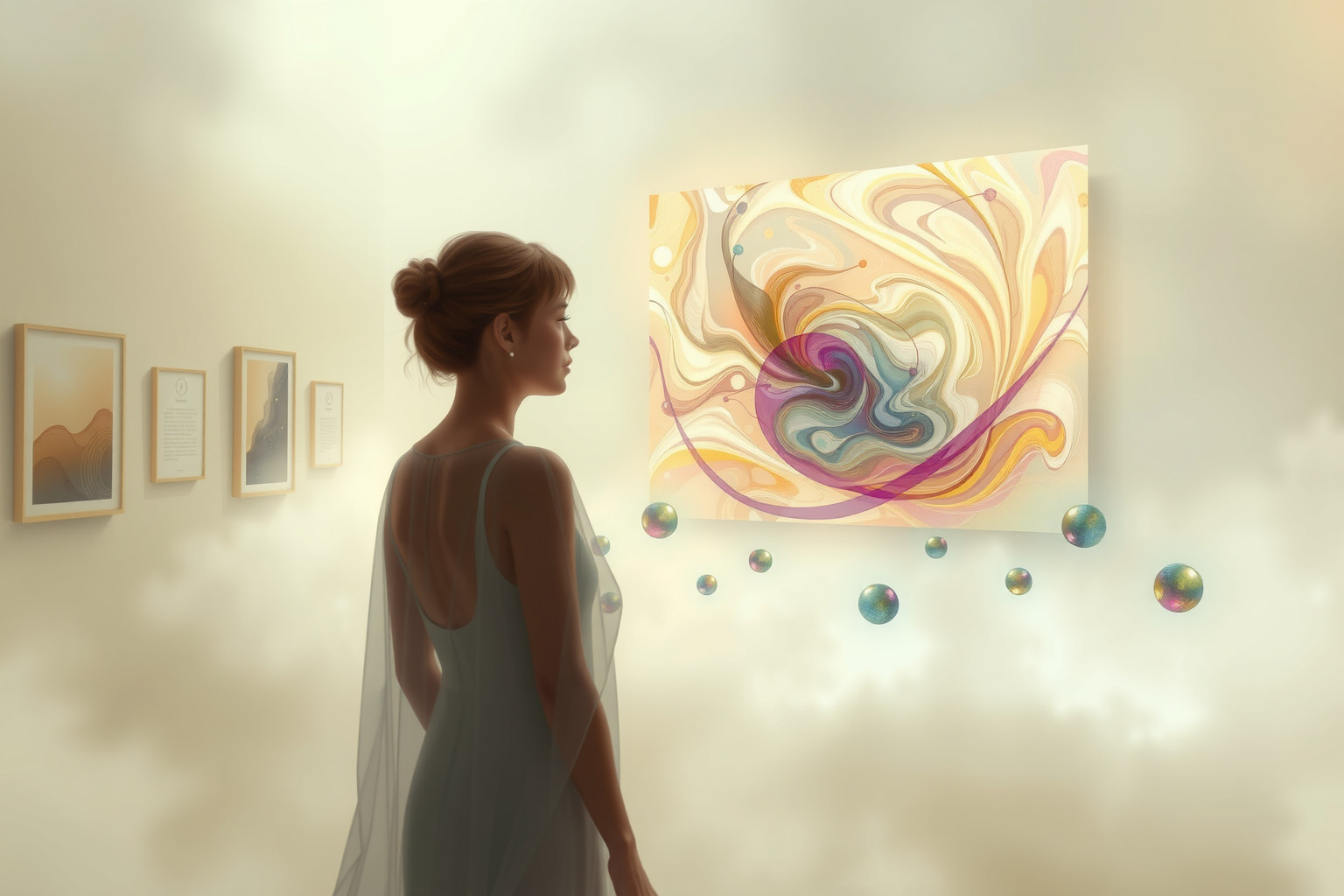 Sognare un’opera d’arte rivela ammirazione e profonda introspezione personale.