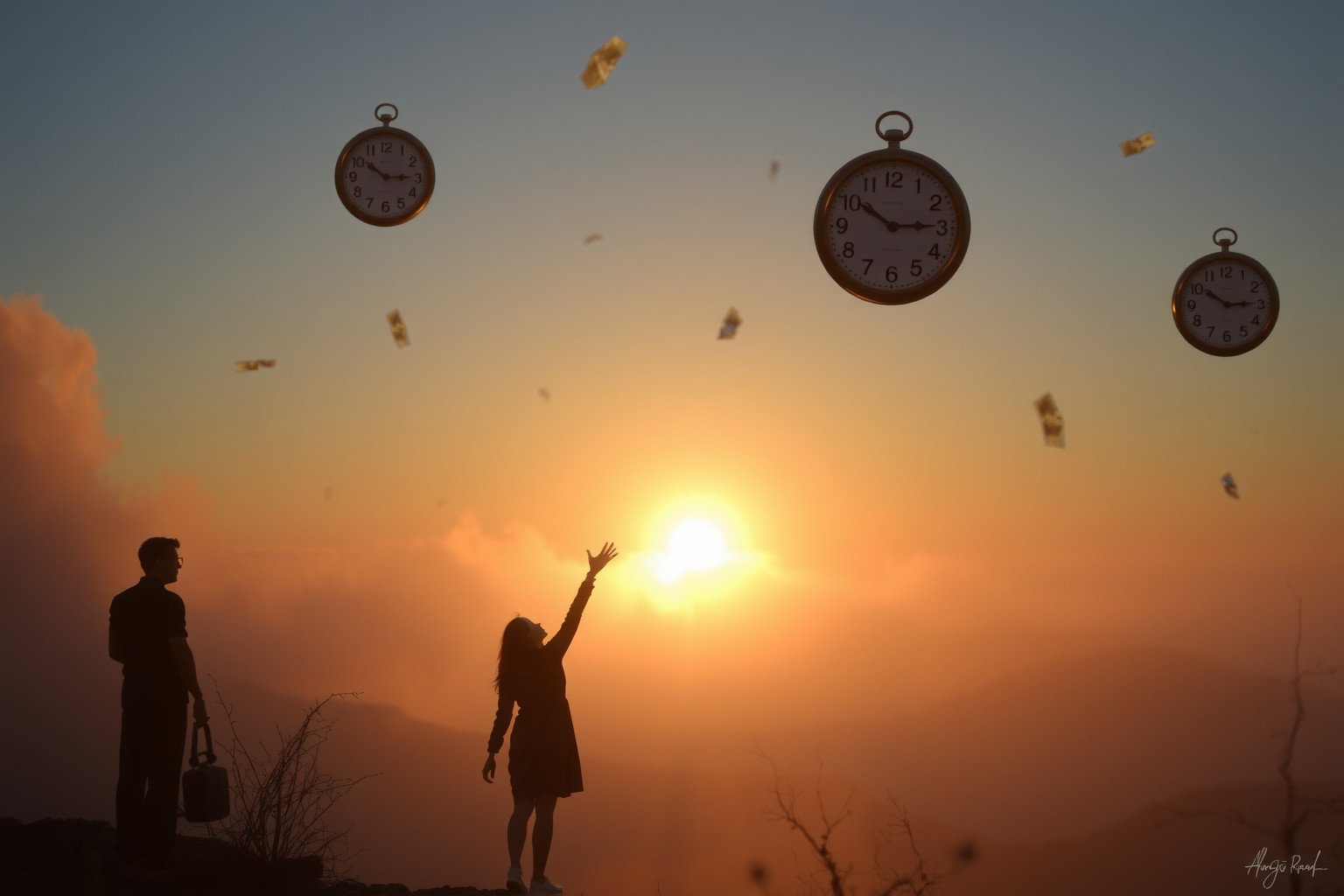 Sognare di perdere l'alba simboleggia opportunità non colte e rimpianti.