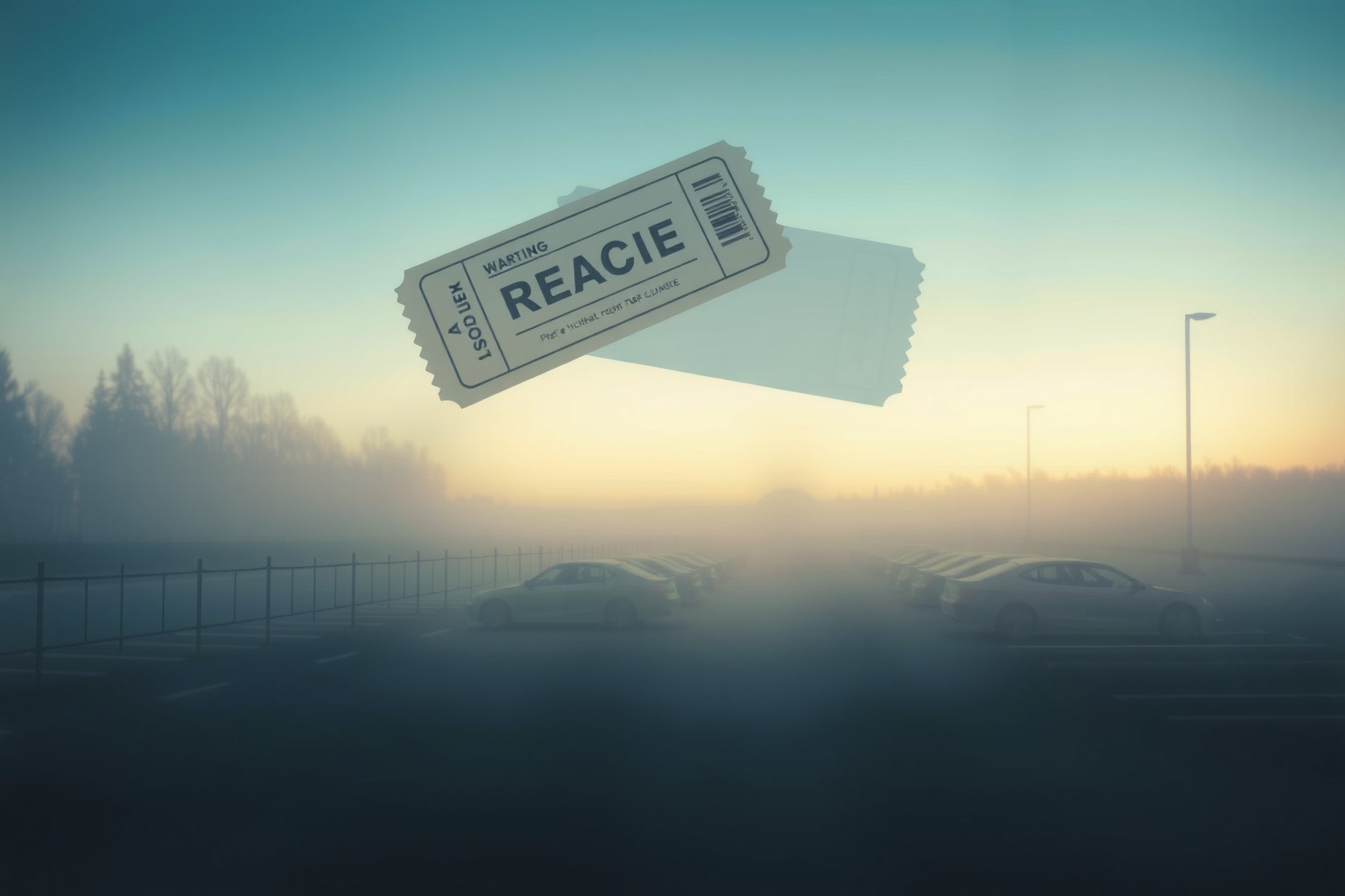 Sognare multe in parcheggio riflette ansie su limiti e regole.