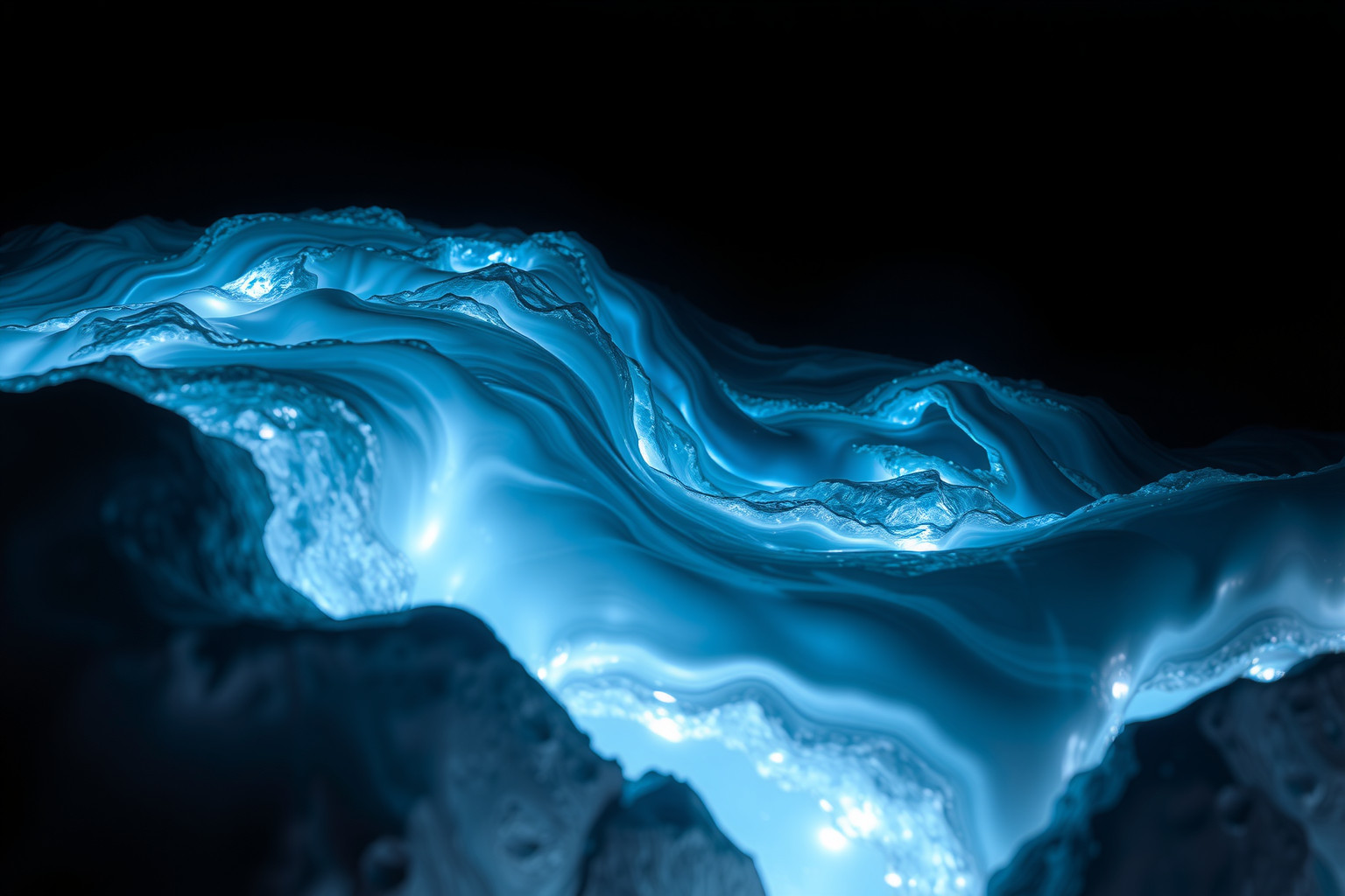 Sognare lava brillante simboleggia energia nascosta e trasformazione profonda.