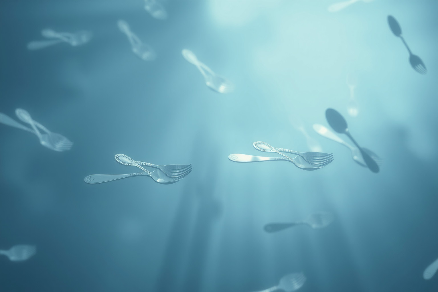 Sognare posate d'argento può riflettere tensioni familiari nascoste.