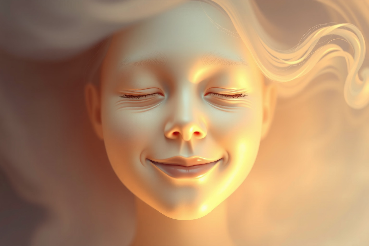 Sognare rughe sorridenti riflette gioia intrisa di dolce malinconia.