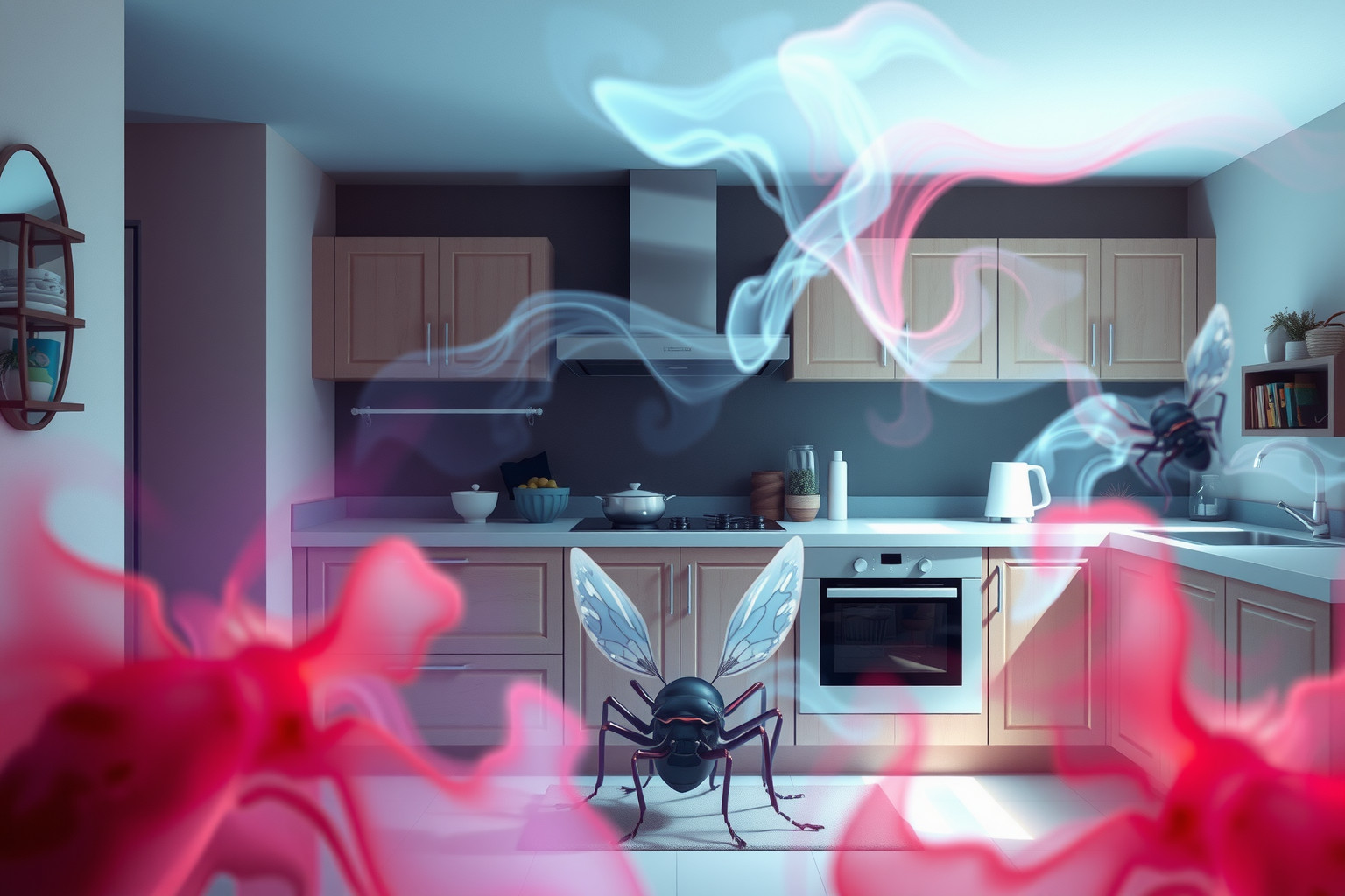 Sognare scarafaggi in cucina indica paure legate a contaminazioni emotive.