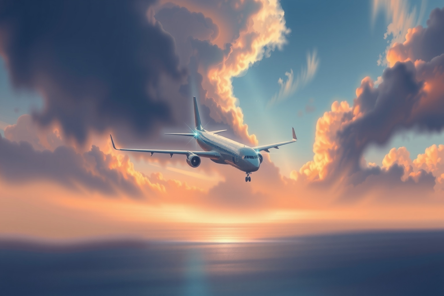 Sognare un aereo sul mare simboleggia libertà e nuove avventure.
