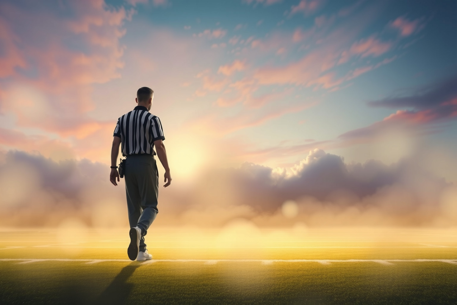 Sognare un arbitro che abbandona il campo indica conflitti non risolti.