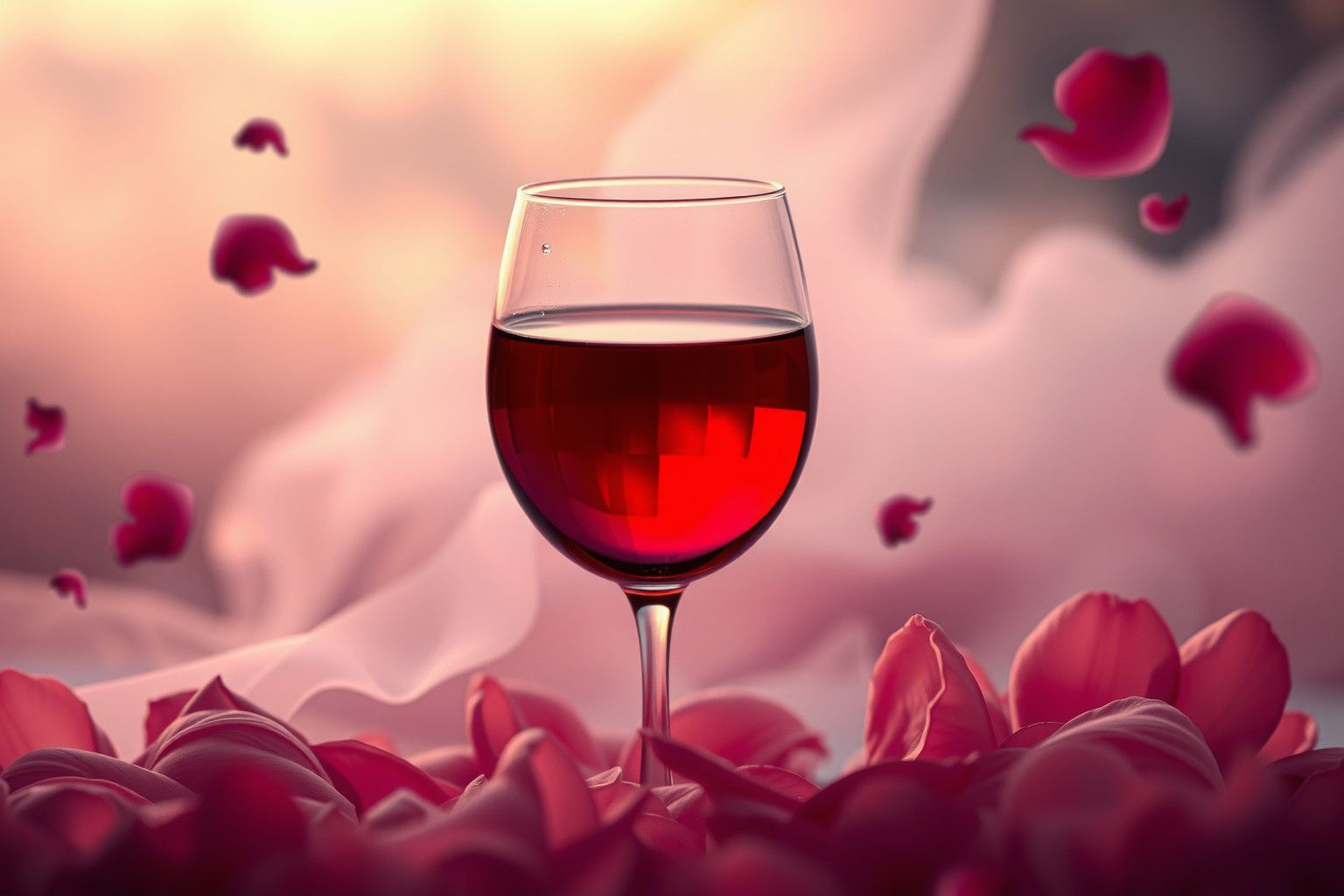 Sognare vino rosso simboleggia passione e intimità romantica profonda.