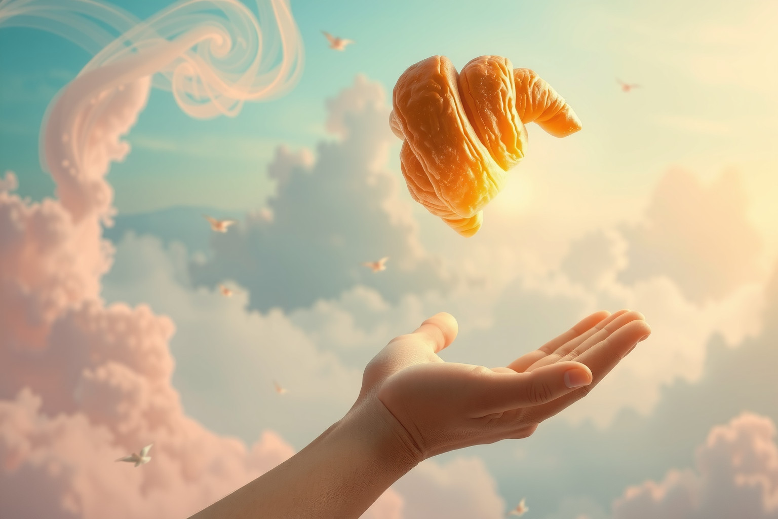 Sognare un cornetto fresco simboleggia nuove opportunità imminenti.
