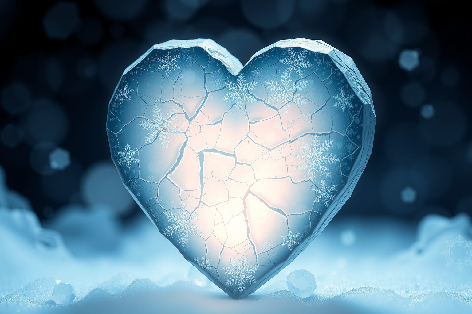 Sognare un cuore di pietra indica freddezza emotiva e distacco.