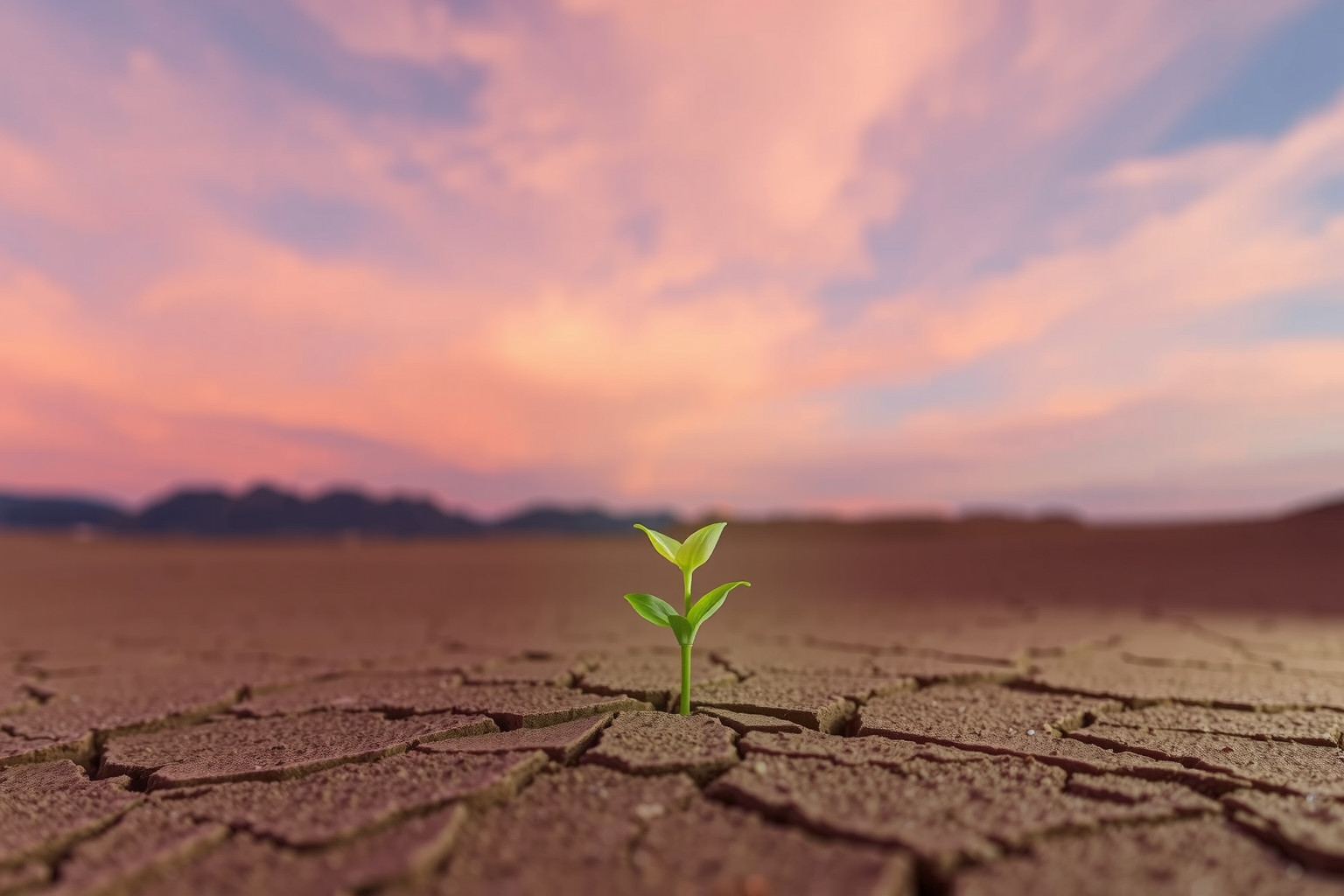 Sognare un germoglio nel deserto simboleggia speranza e rinascita inattesa.