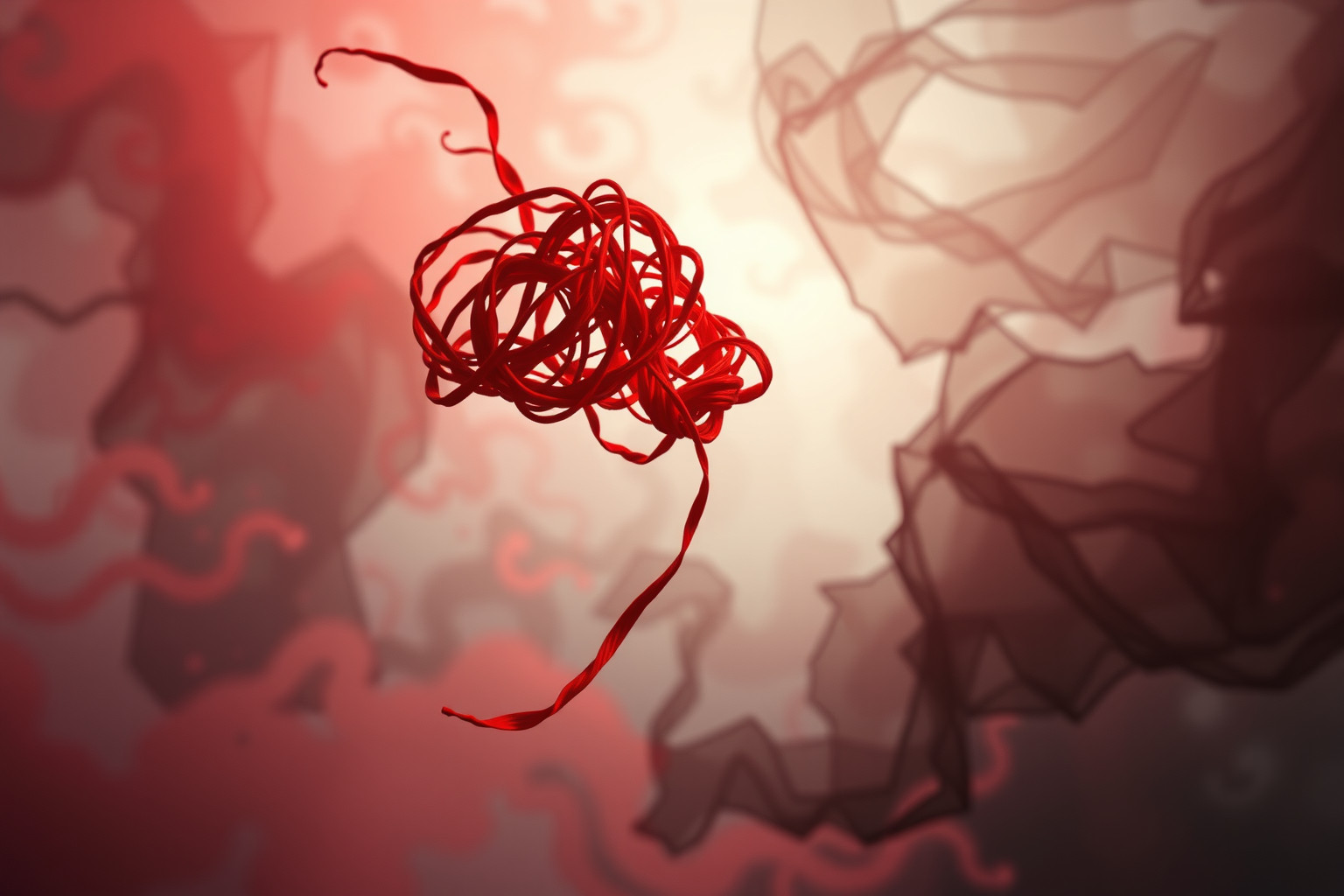 Sognare un gomitolo rosso simboleggia passione intensa e tensioni nascoste.