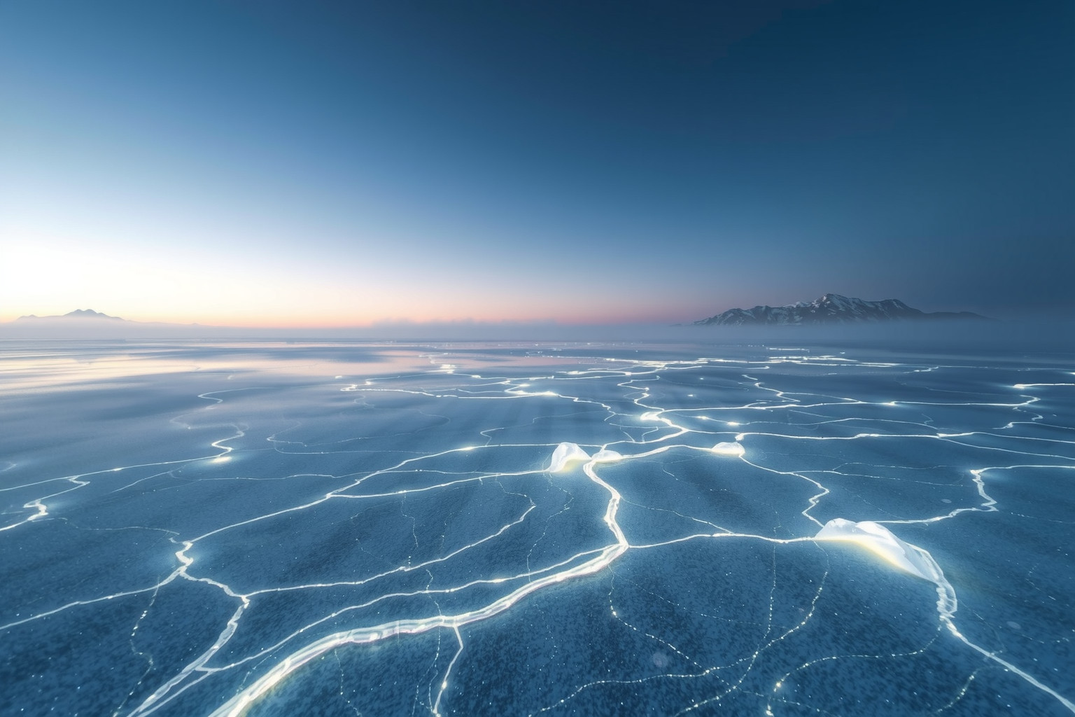 Sognare un lago congelato simboleggia emozioni bloccate e paura.
