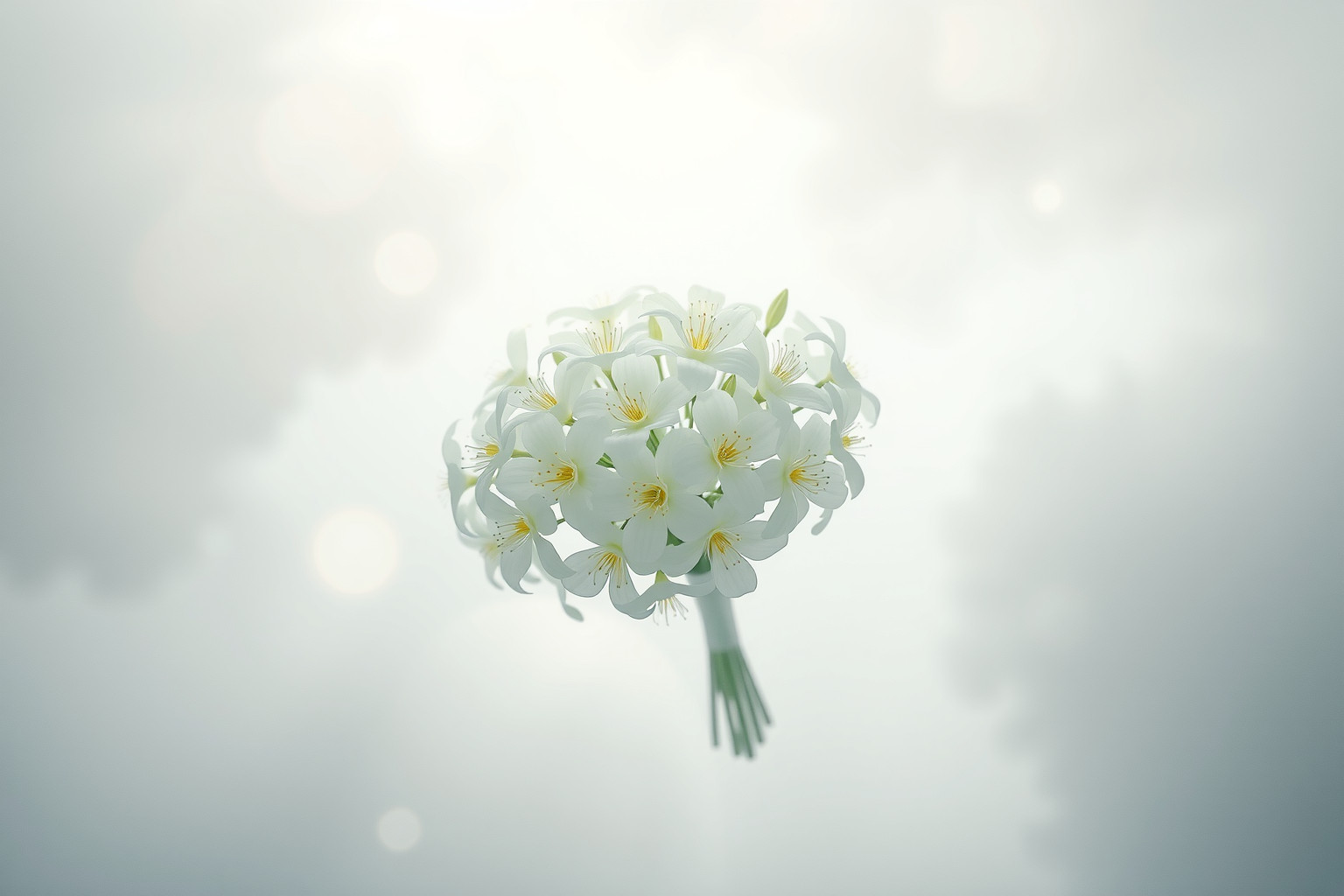 Sognare fiori bianchi Biedermeier simboleggia purezza e nuovi inizi.
