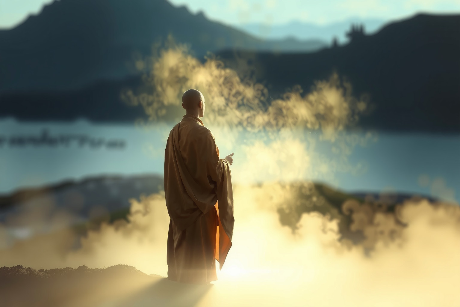 Sognare un monaco mendicante scomparire simboleggia cambiamenti spirituali profondi.