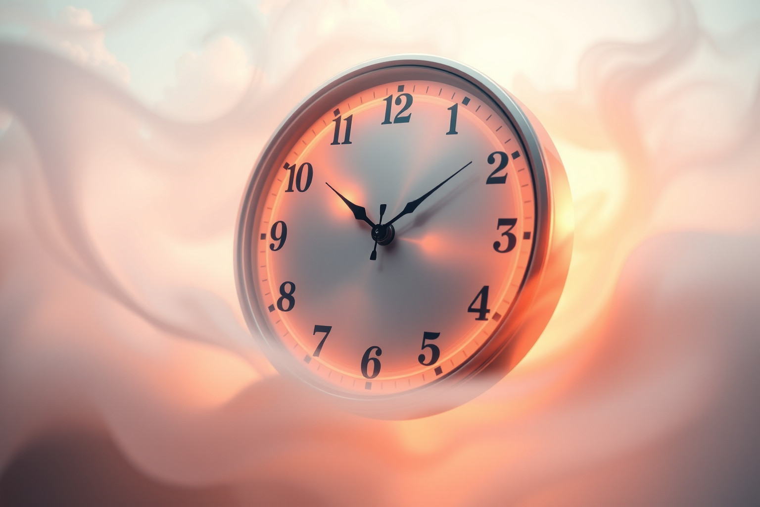 Sognare un orologio veloce riflette ansia per il tempo che sfugge.