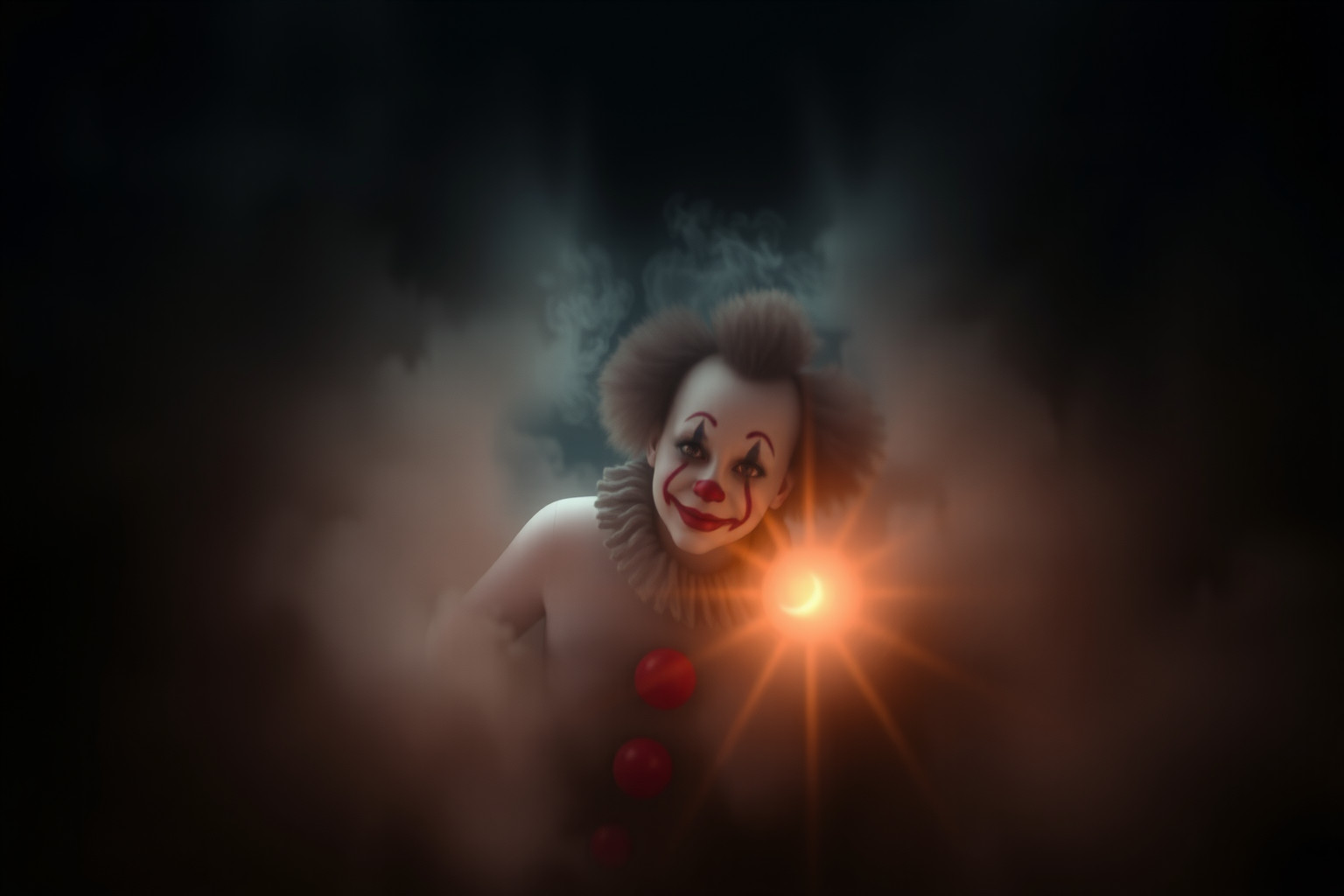 Sognare un pagliaccio oscuro rivela paure profonde e insicurezze nascoste.