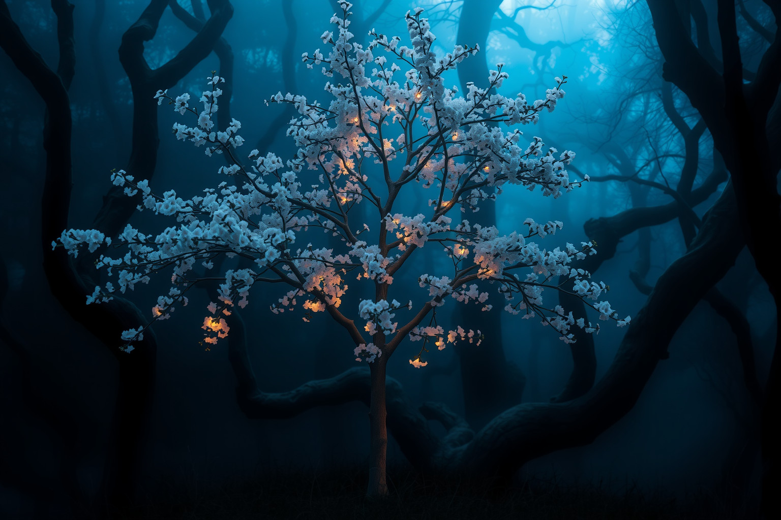 Sognare sambuco in bosco oscuro simboleggia mistero e rinascita interiore.