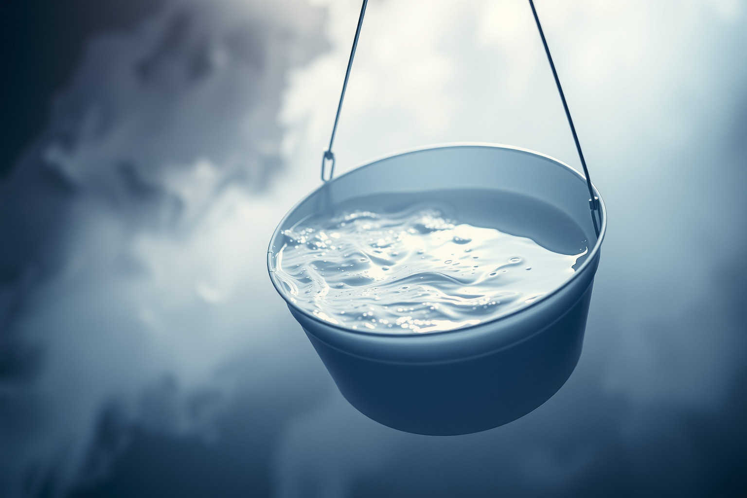 Sognare un secchio pieno d'acqua simboleggia abbondanza emotiva recente.