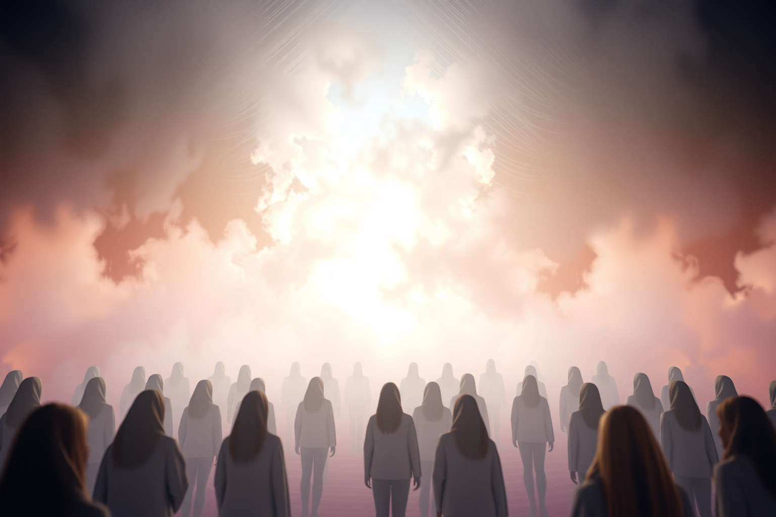 Sognare un servizio religioso con sconosciuti riflette ricerca di comunità.